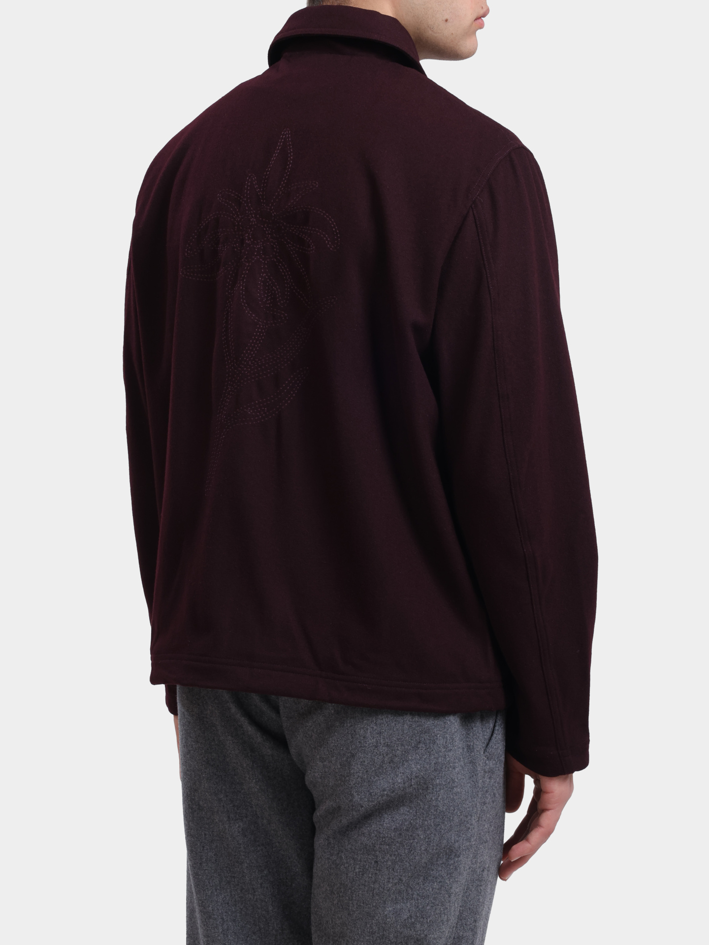 Куртка-рубашка Autry JAPX - O5IH бордовая мужская — купить в интернет-магазине Verdistore