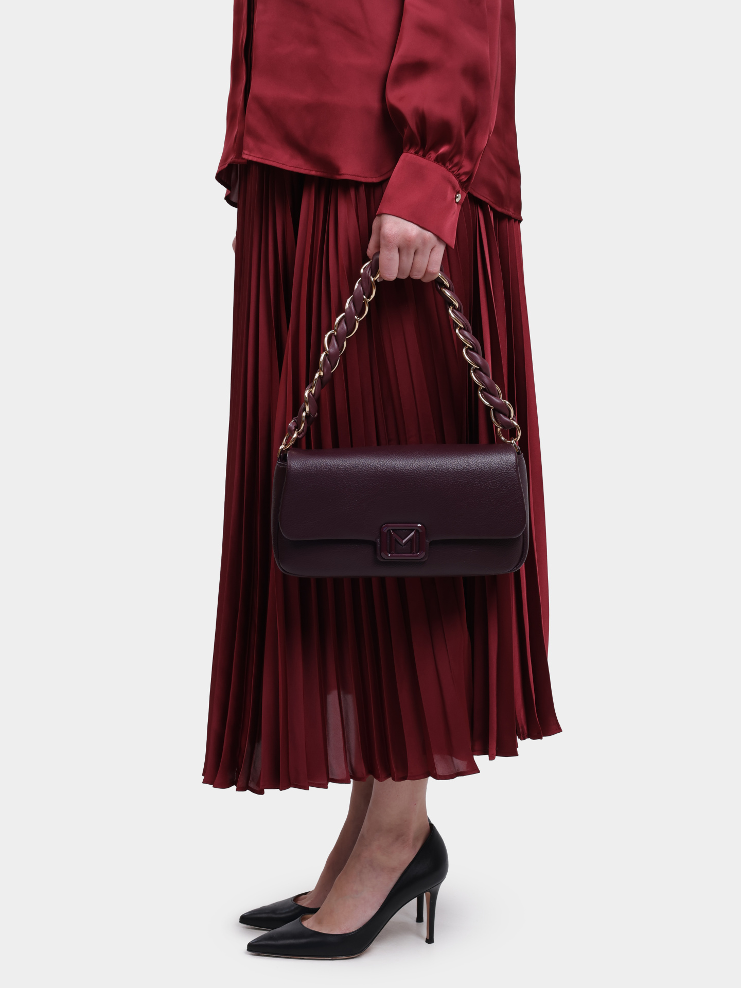 Сумка MARELLA EMILY 008 бордовая женская — купить в интернет-магазине Verdistore