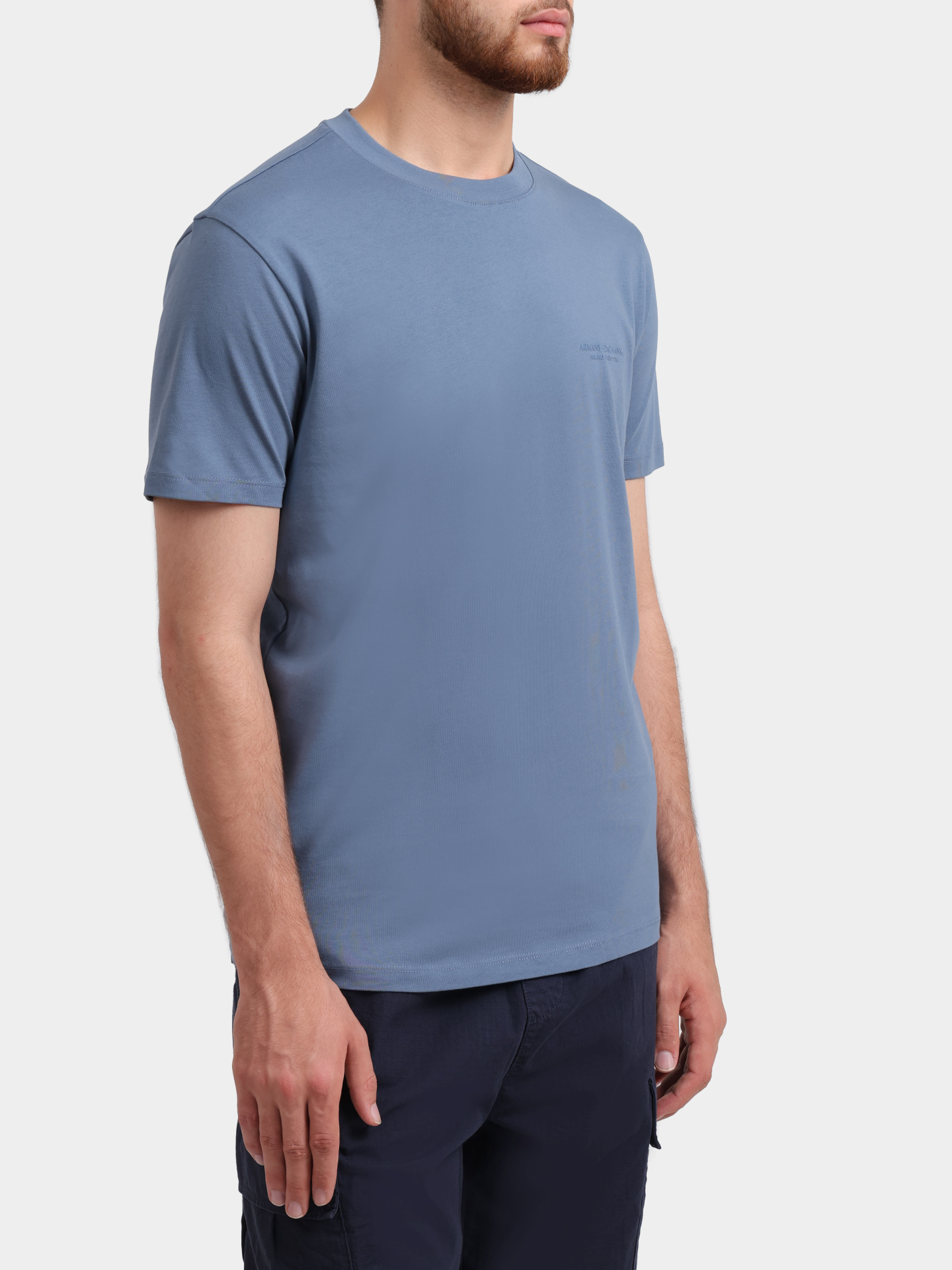 Футболка Armani Exchange XM001281 AF10361 U9302 хлопковая мужская — купить в интернет-магазине Verdistore