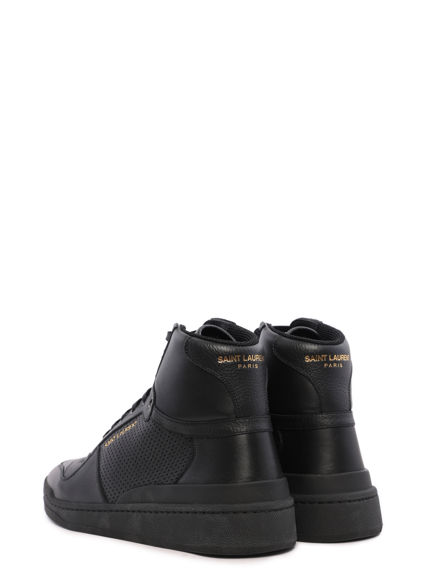 Кеды черные высокие с перфорацией  — купить в интернет-магазине Verdistore