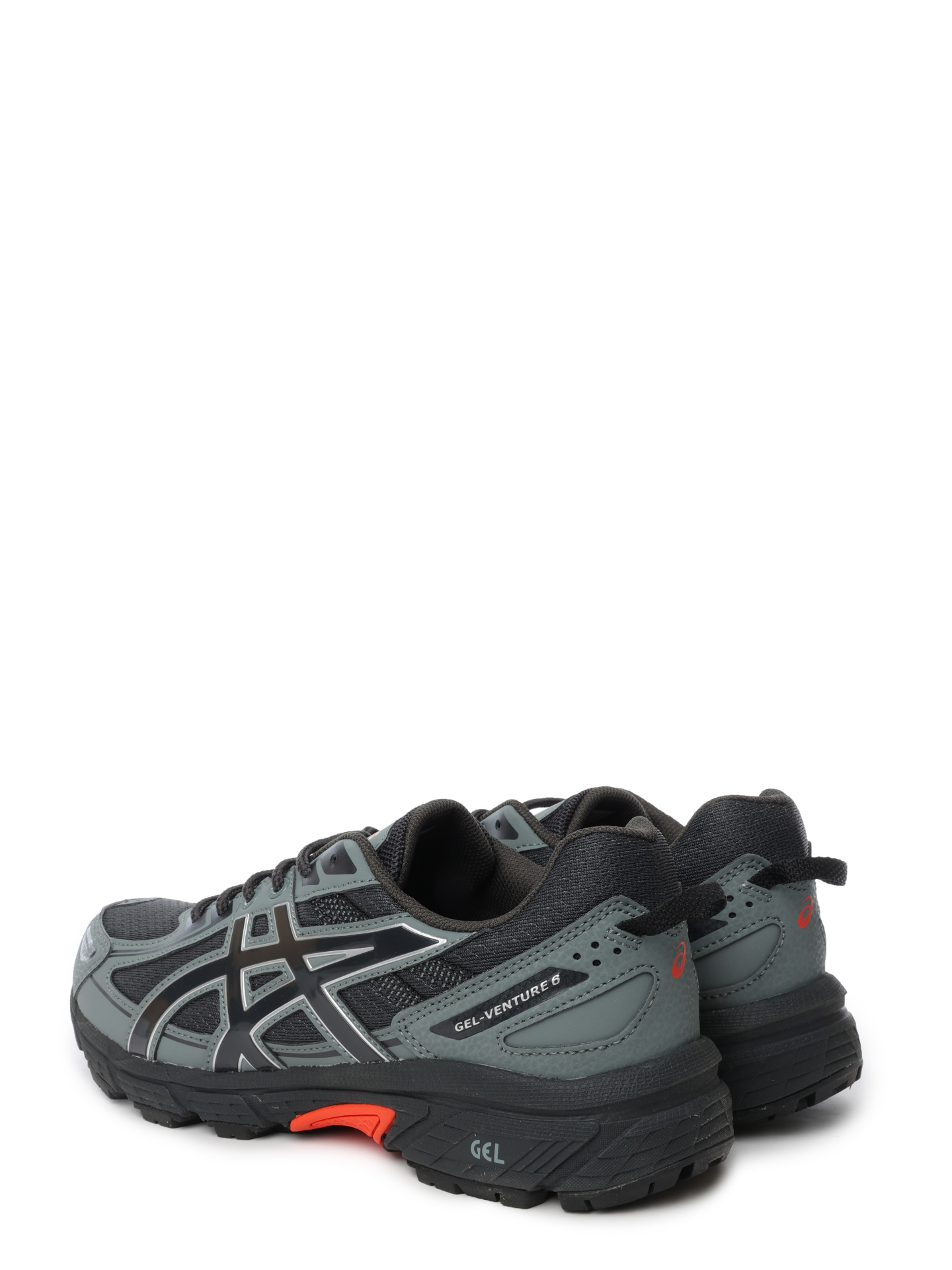 Кроссовки Asics 1203A297 023 серые мужские с красными элементами — купить в интернет-магазине Verdistore