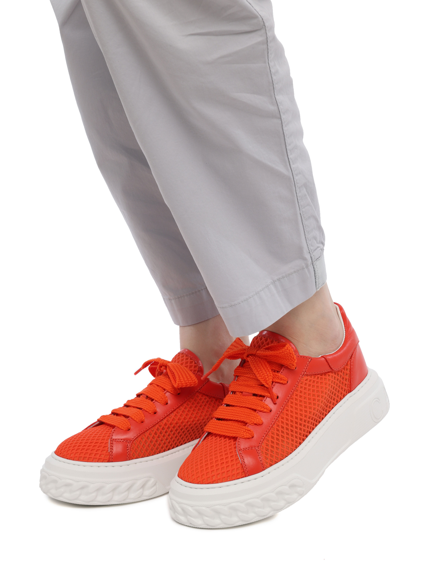 Кеды Casadei 2X011X0201C23382304 оранжевые женские — купить в интернет-магазине Verdistore