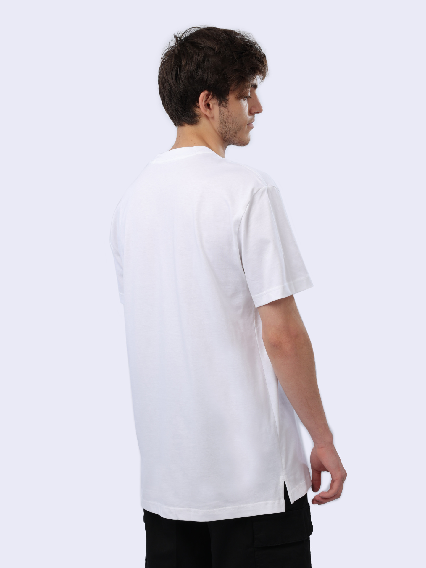 Футболка Calvin Klein Jeans J30J325338 белая мужская из хлопка — купить в интернет-магазине Verdistore