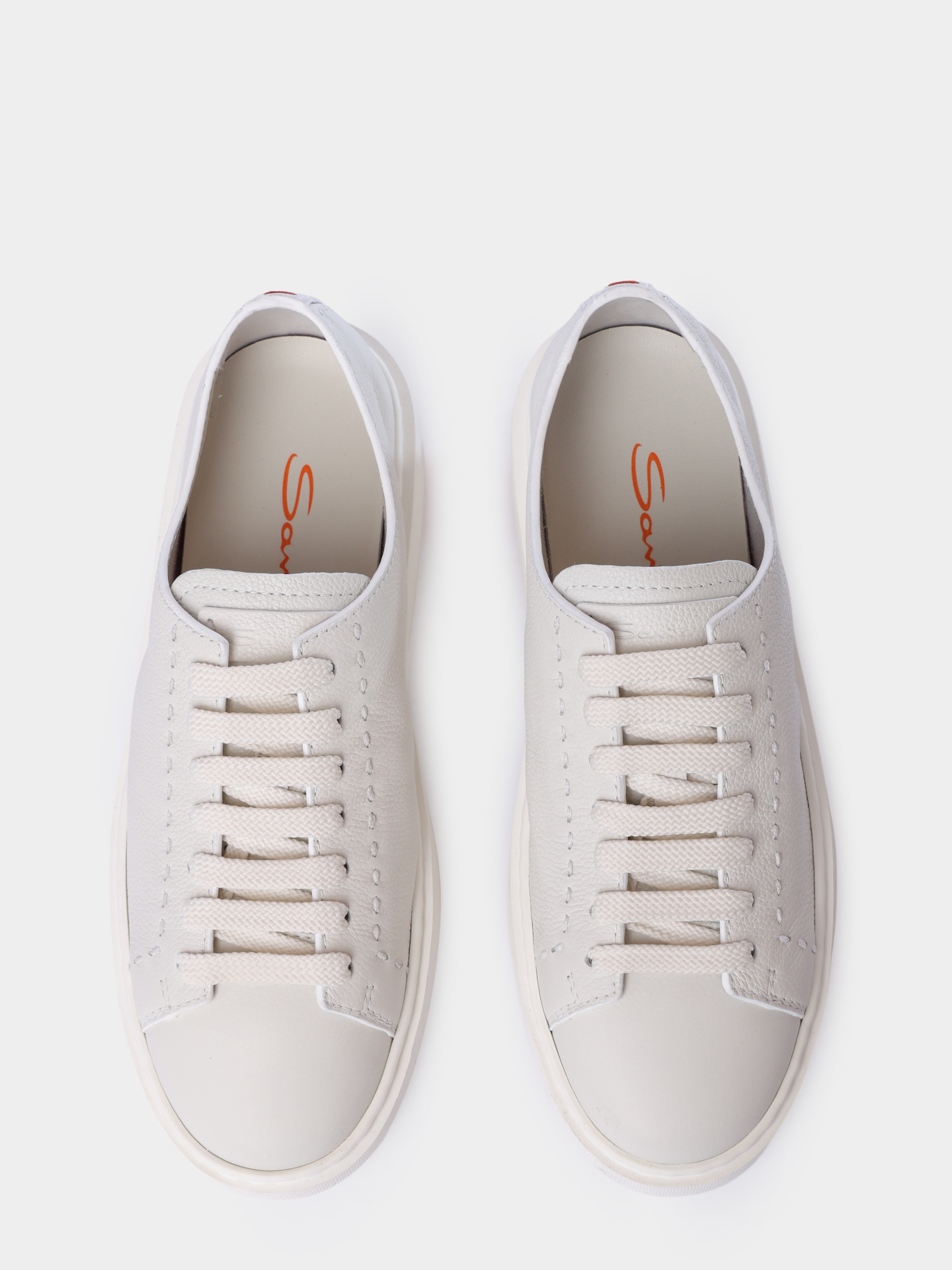 Кеды Santoni WBCG61355BARTDYII48 кожаные женские — купить в интернет-магазине Verdistore