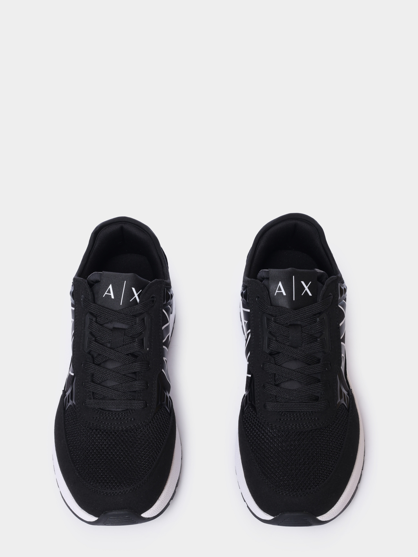 Кроссовки Armani Exchange XUX090 XV276 00002 черные мужские из текстиля — купить в интернет-магазине Verdistore