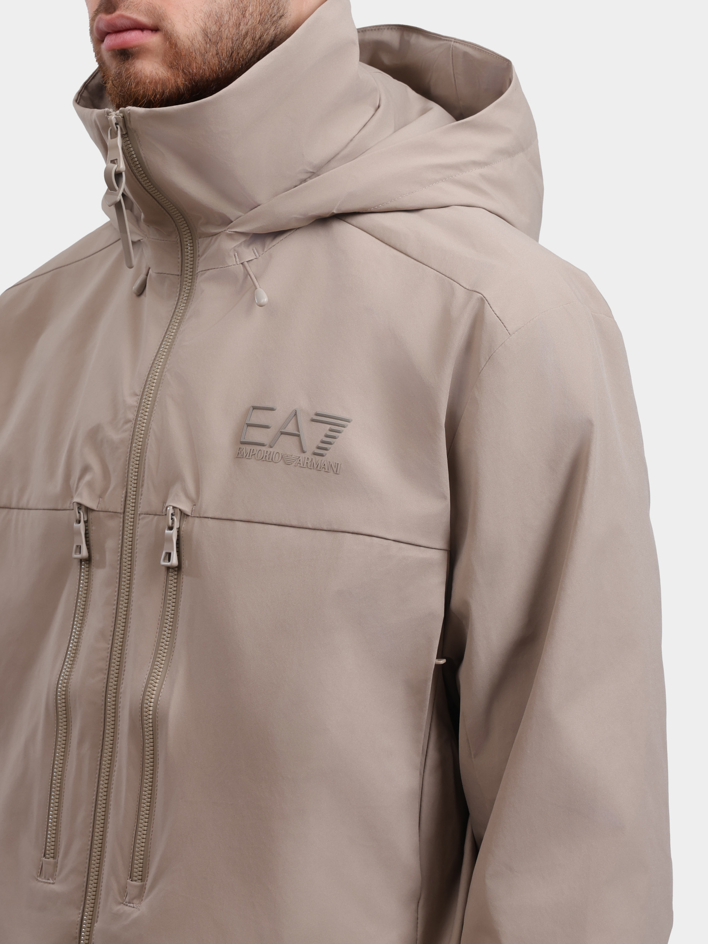 Куртка EA7 7M001369 AF21228 U6167 бежевая мужская — купить в интернет-магазине Verdistore