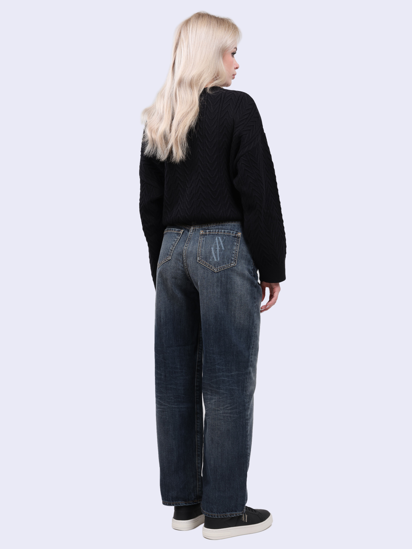 Джинсы Armani Exchange 6DYP24 Y18DZ 1500 темно-синие женские — купить в интернет-магазине Verdistore