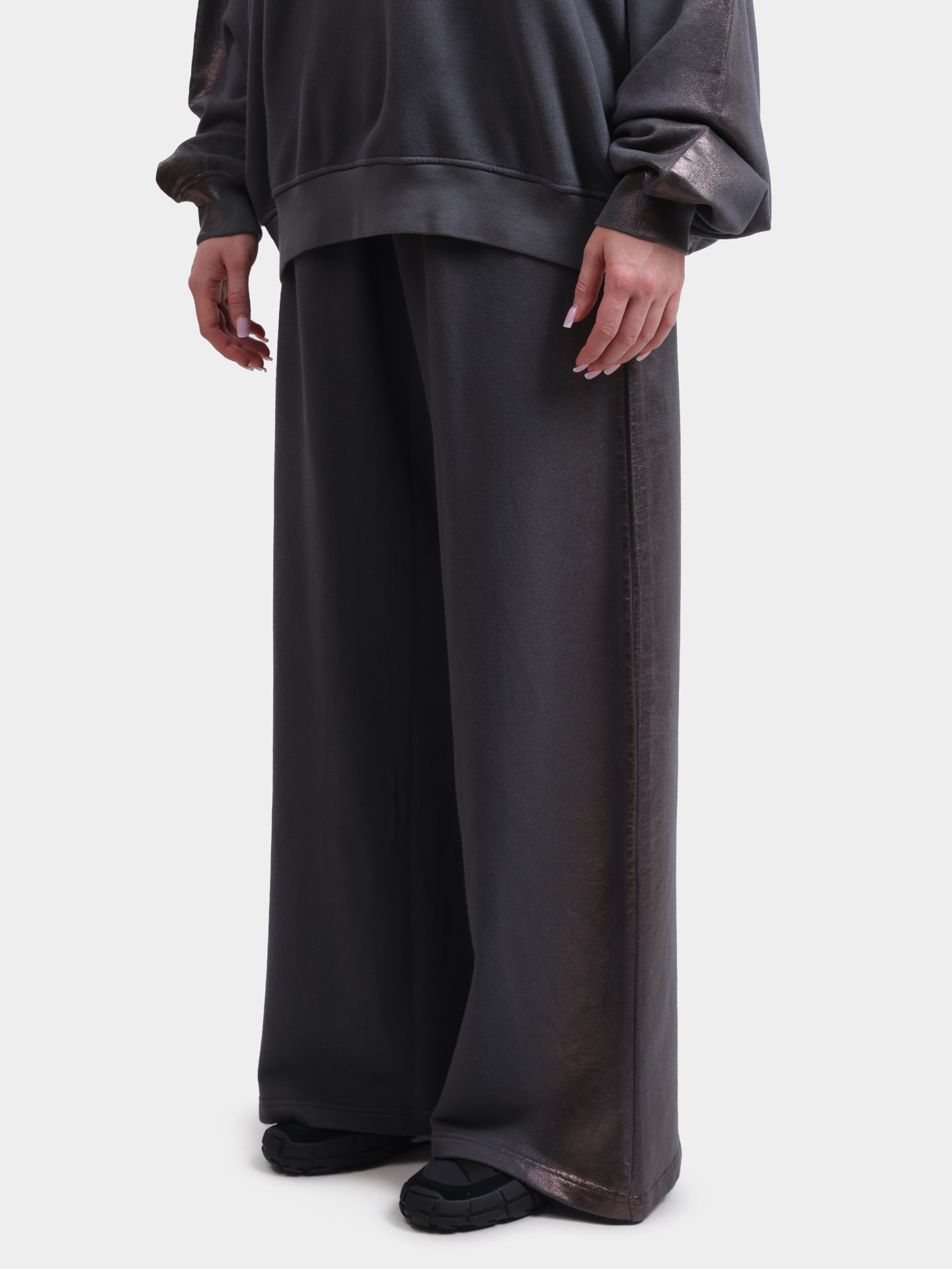 Брюки A203040EPCT9EB серые женские — купить в интернет-магазине Verdistore