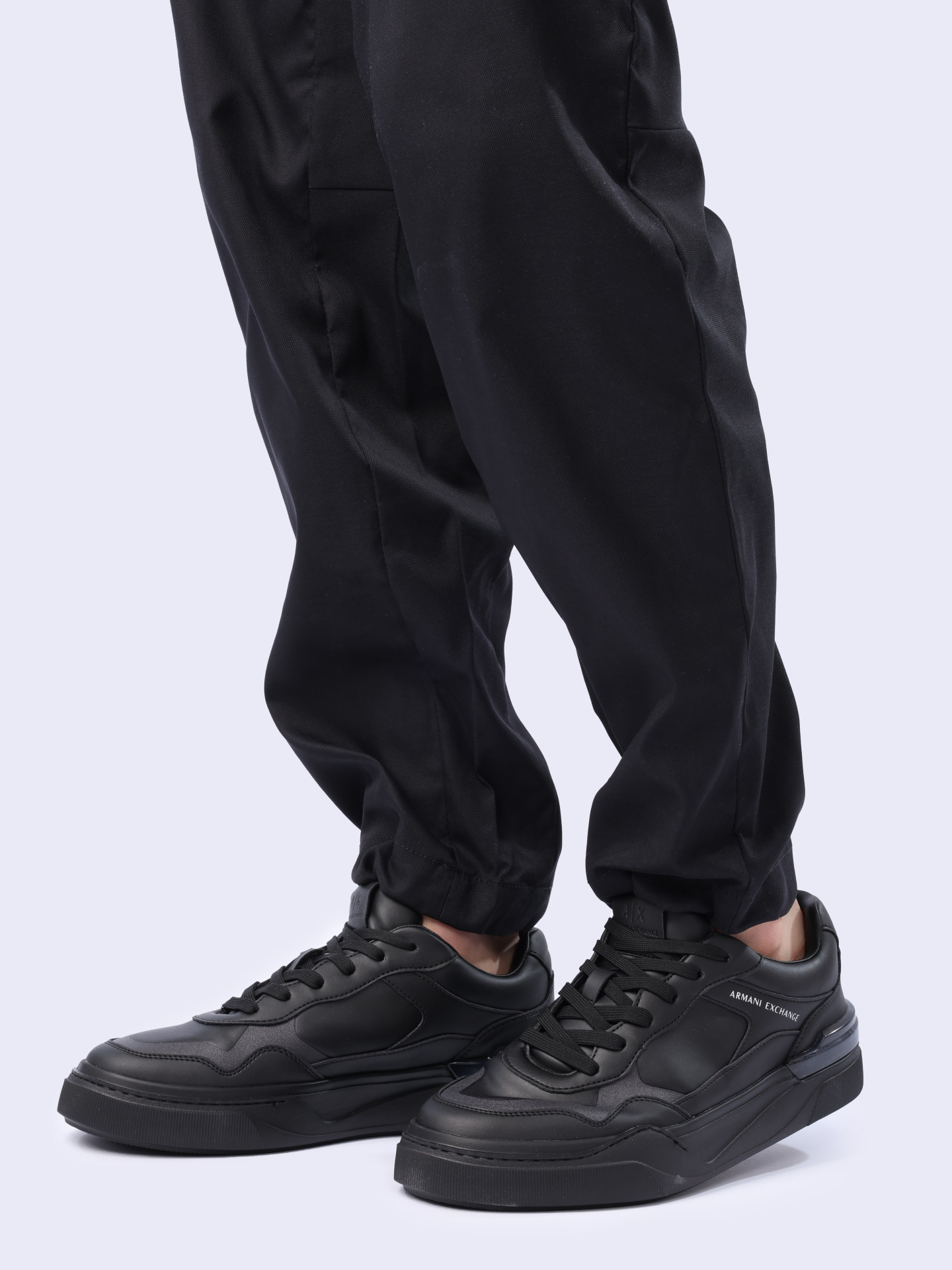 Кроссовки Armani Exchange XUX219 XV857 00002 черные мужские из эко-кожи  — купить в интернет-магазине Verdistore