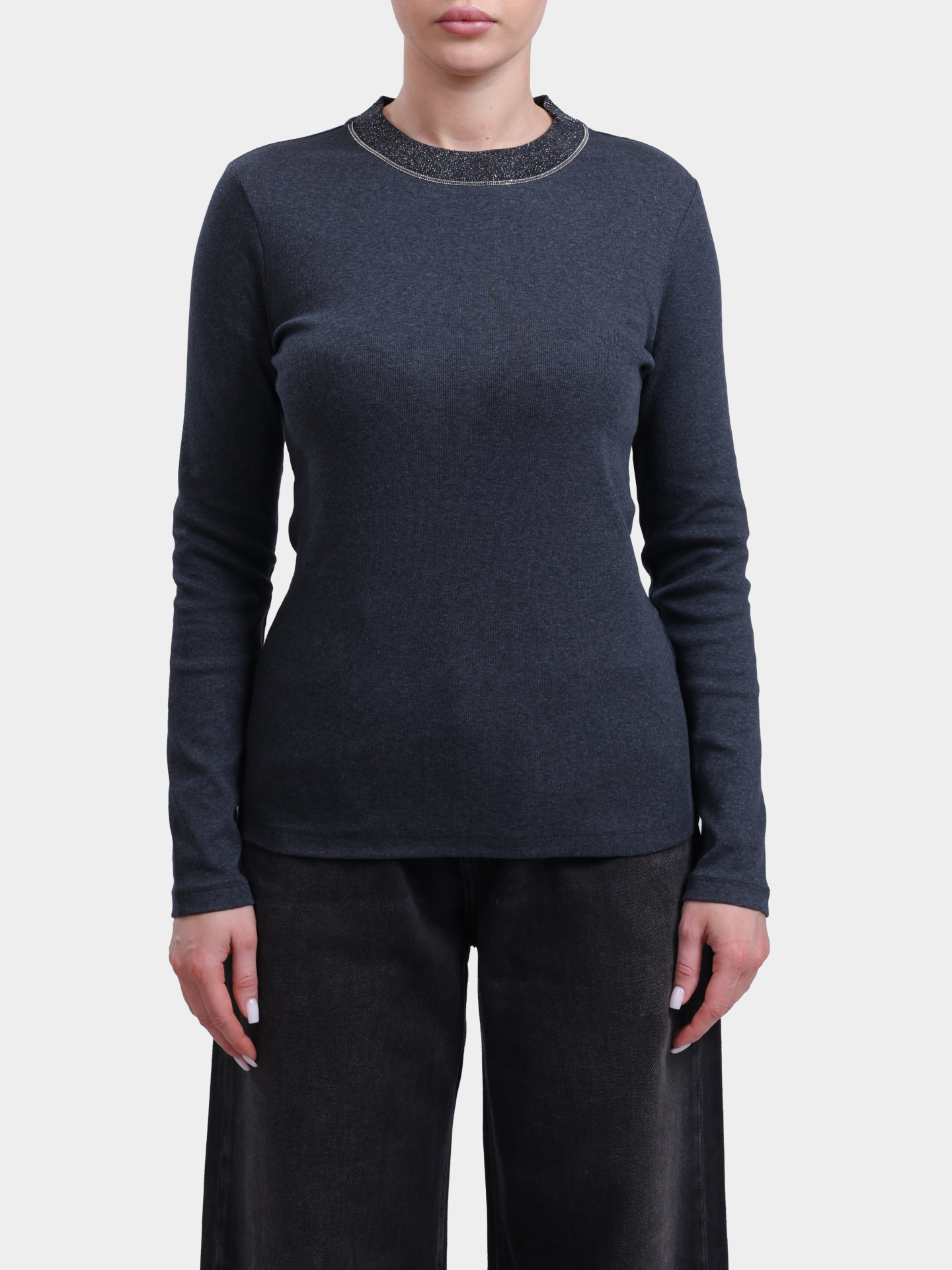 Лонгслив Peserico S06707J0 5669B 73B хлопковый женский — купить в интернет-магазине Verdistore