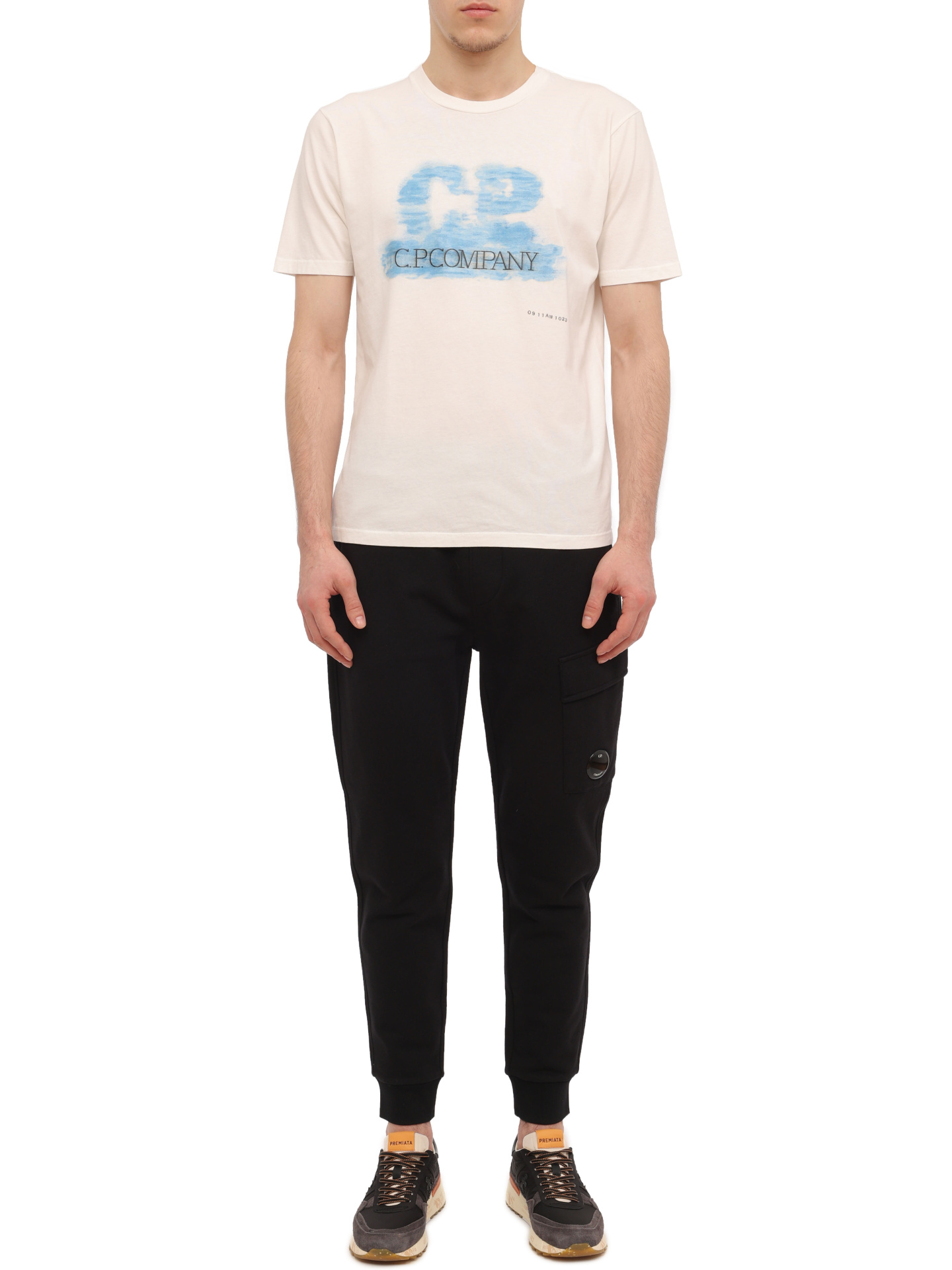 Брюки C.P. Company 16CMSP017A-005086W 999 хлопковые мужские — купить в интернет-магазине Verdistore