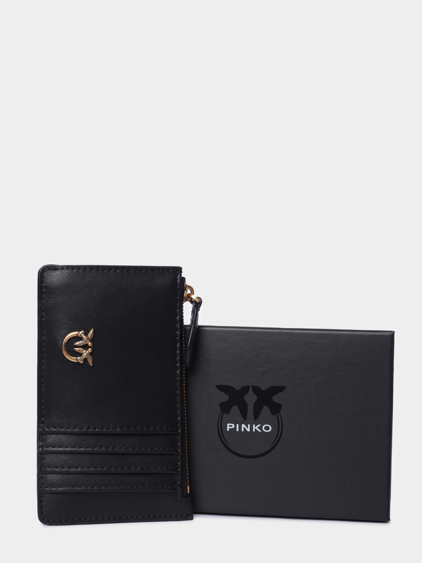 Картхолдер Pinko 100251 A0GK Z99Q кожаный женский  — купить в интернет-магазине Verdistore