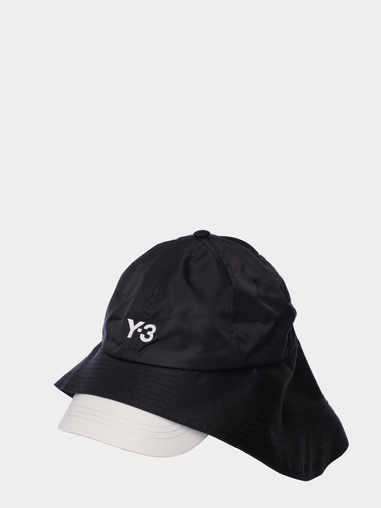 Панама Y-3 JP1147 черная мужская с козырьком — купить в интернет-магазине Verdistore