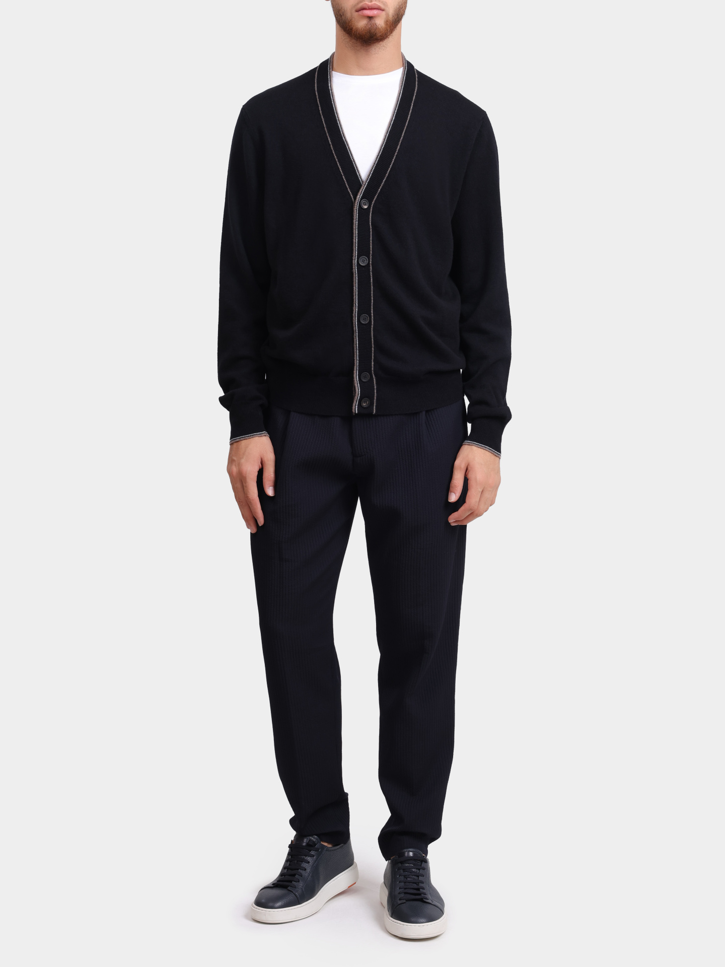 Кардиган Peserico R59401F12 9A470 63А шерстяной мужской — купить в интернет-магазине Verdistore