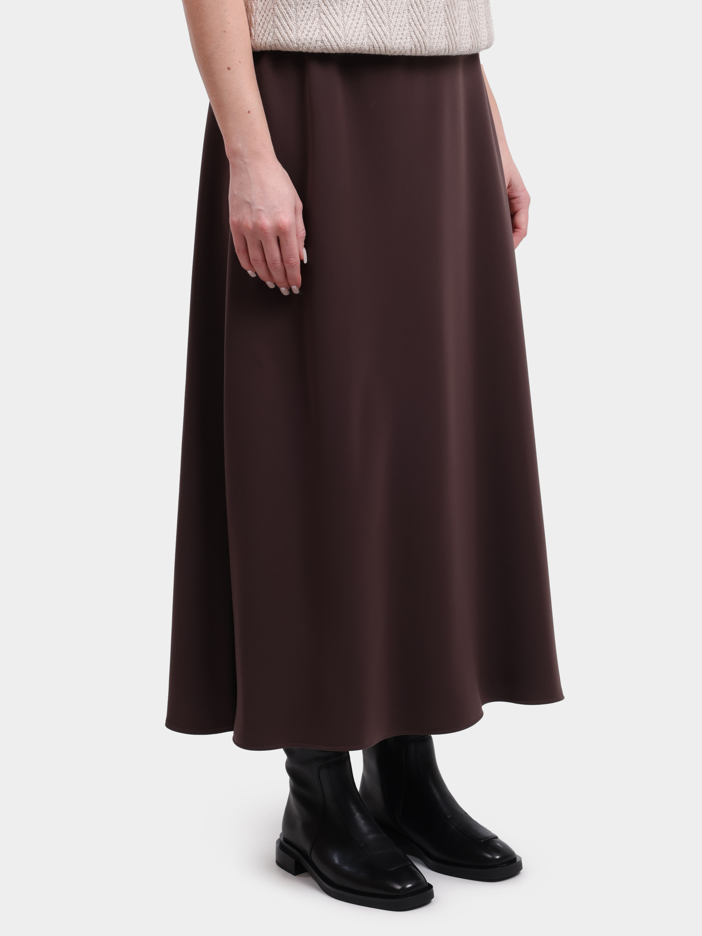 Юбка GN000093D 12755 8800 темно-коричневая женская — купить в интернет-магазине Verdistore