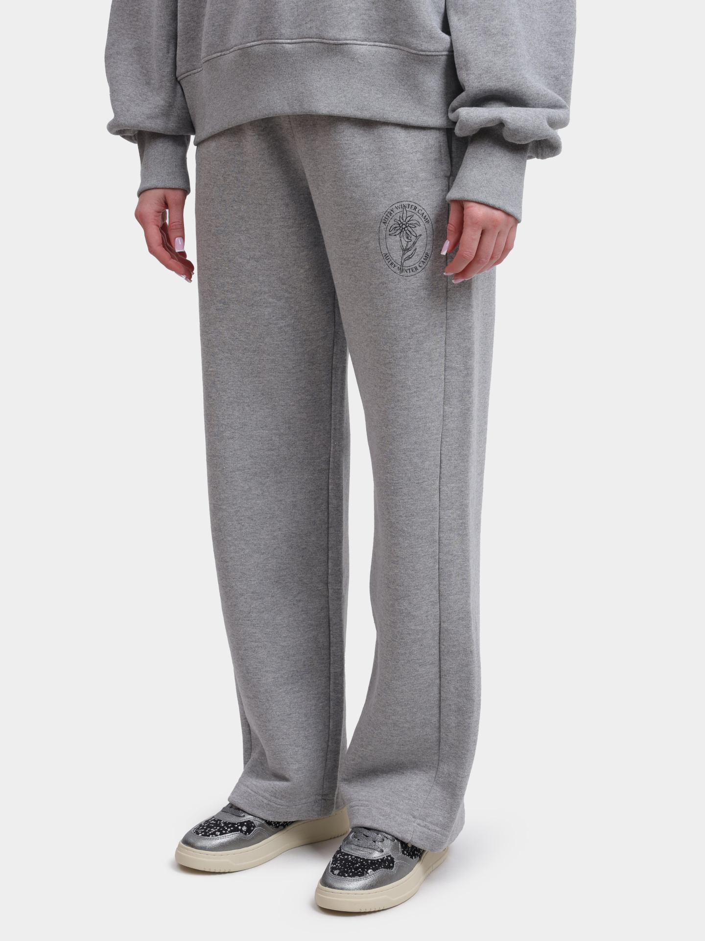 Брюки спортивные Autry SPPW - S8HD серые женские на кулиске — купить в интернет-магазине Verdistore