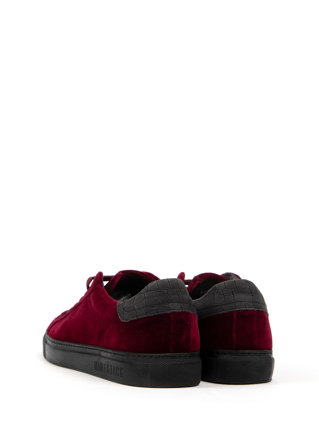 Кеды Hide & Jack VELLBRDBLK бордовые женские — купить в интернет-магазине Verdistore