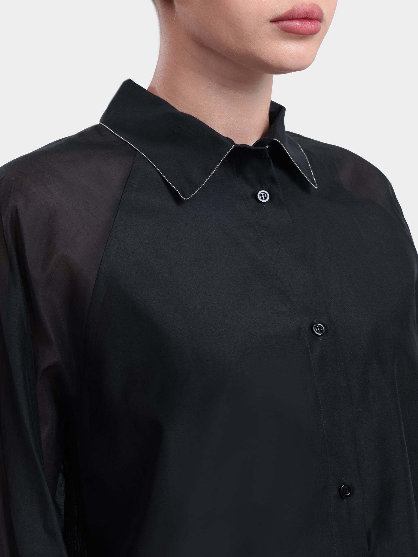 Блуза Peserico S06457 8372 705 черная женская — купить в интернет-магазине Verdistore
