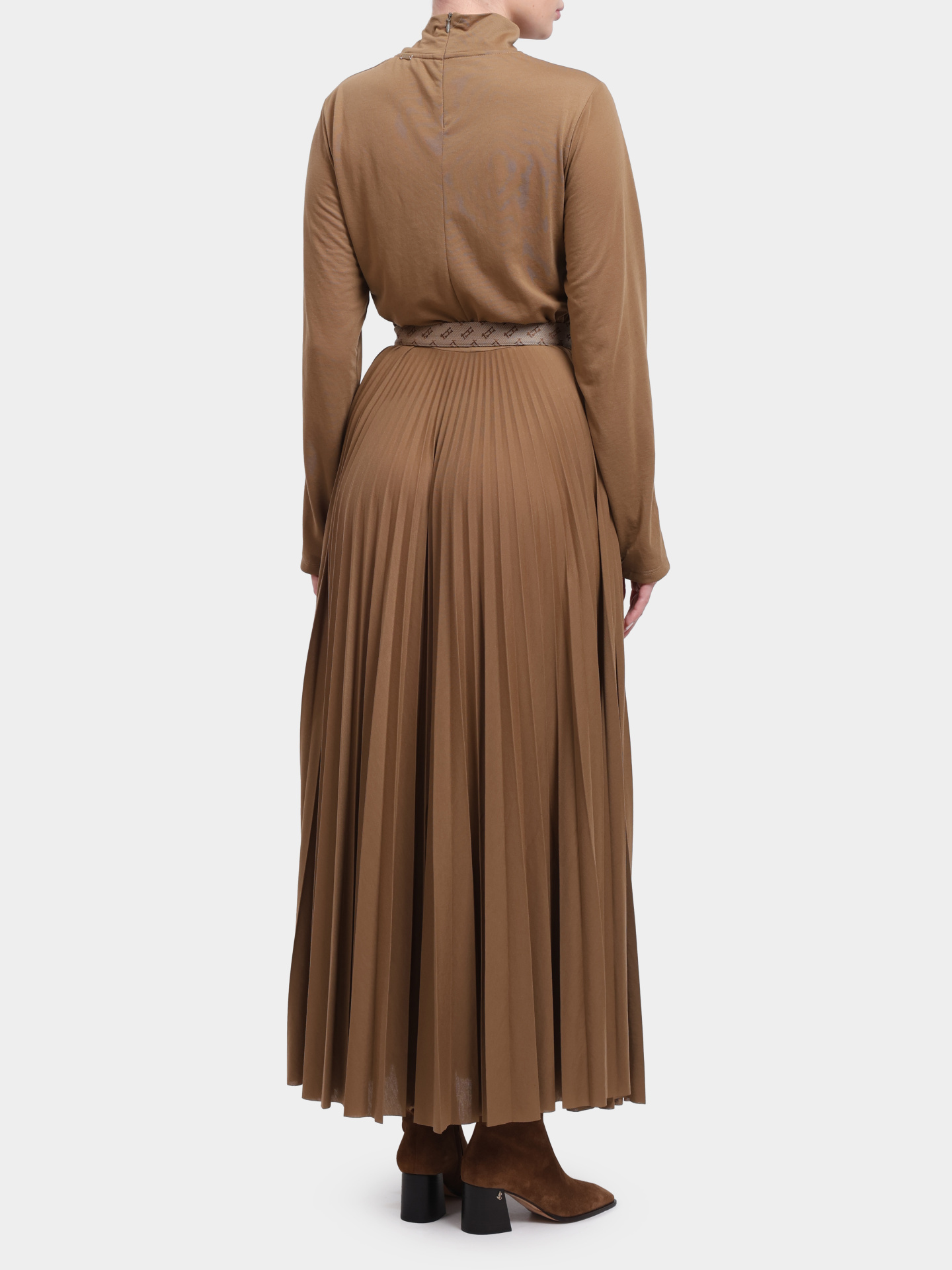 Платье AB00043D 52105 2157 кэмел женское с поясом — купить в интернет-магазине Verdistore