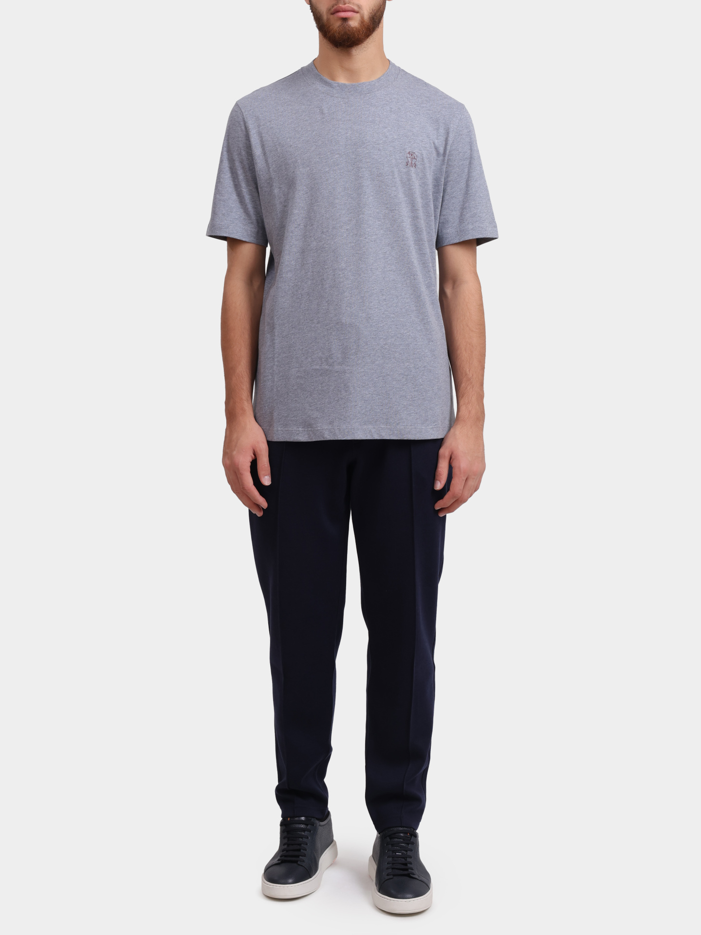 Футболка Brunello Cucinelli M0B138440 CJB11 хлопковая мужская — купить в интернет-магазине Verdistore