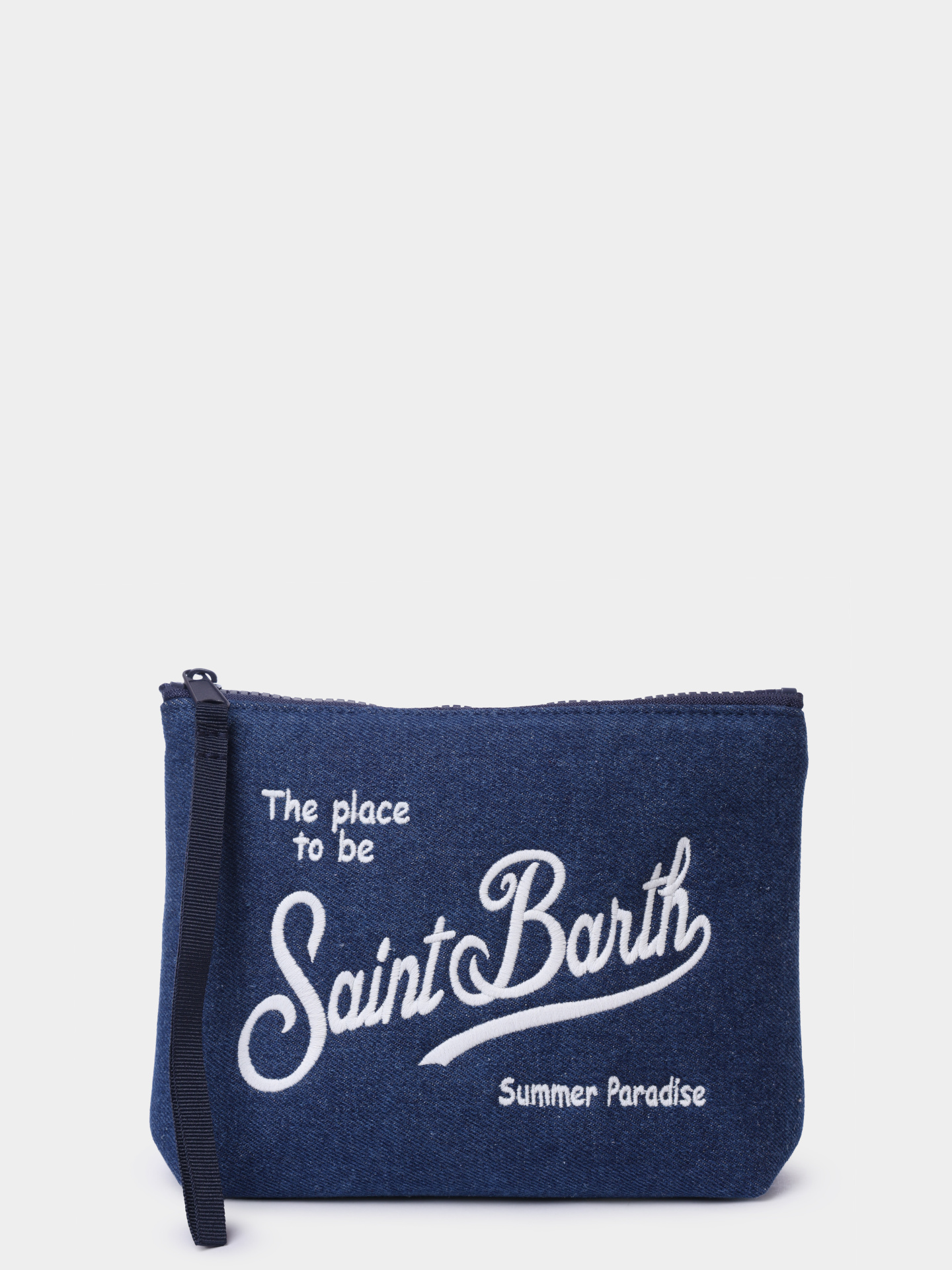 Косметичка ALIN0001 emb синяя хлопковая — купить в интернет-магазине Verdistore