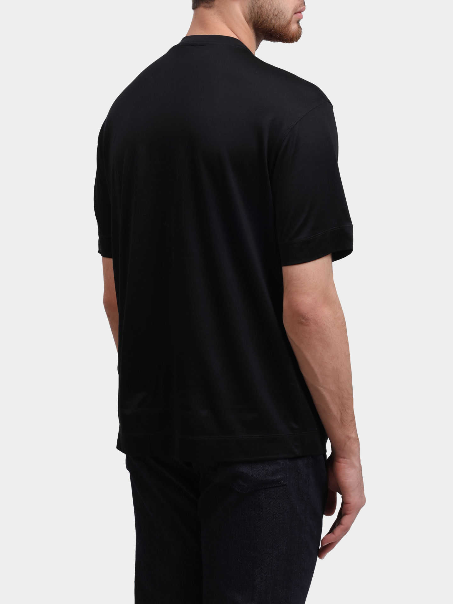 Футболка Emporio Armani EM002978 AF10761 UC001 черная мужская — купить в интернет-магазине Verdistore