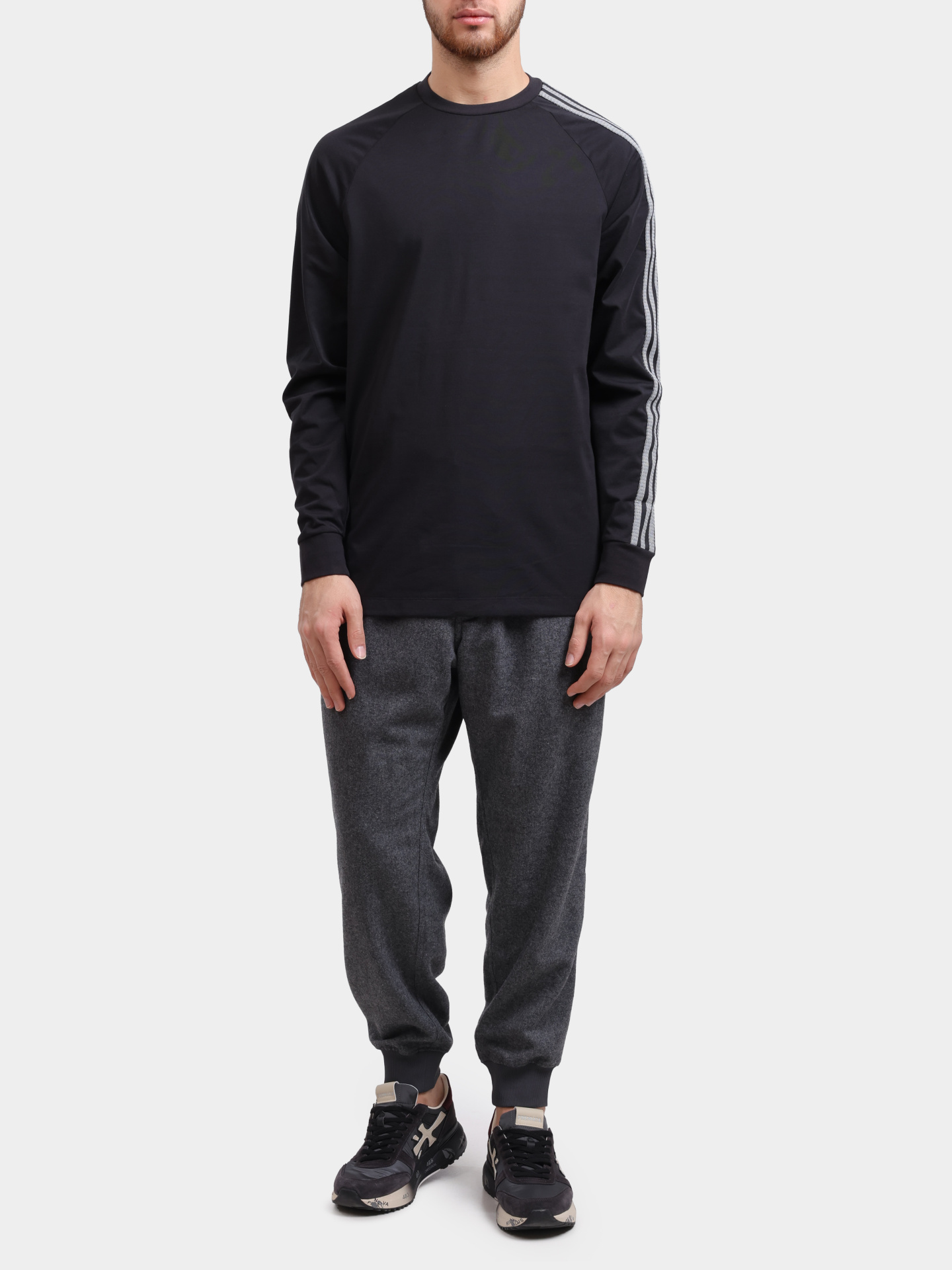 Футболка Y-3 IR6268 черная мужская с длинными рукавами — купить в интернет-магазине Verdistore