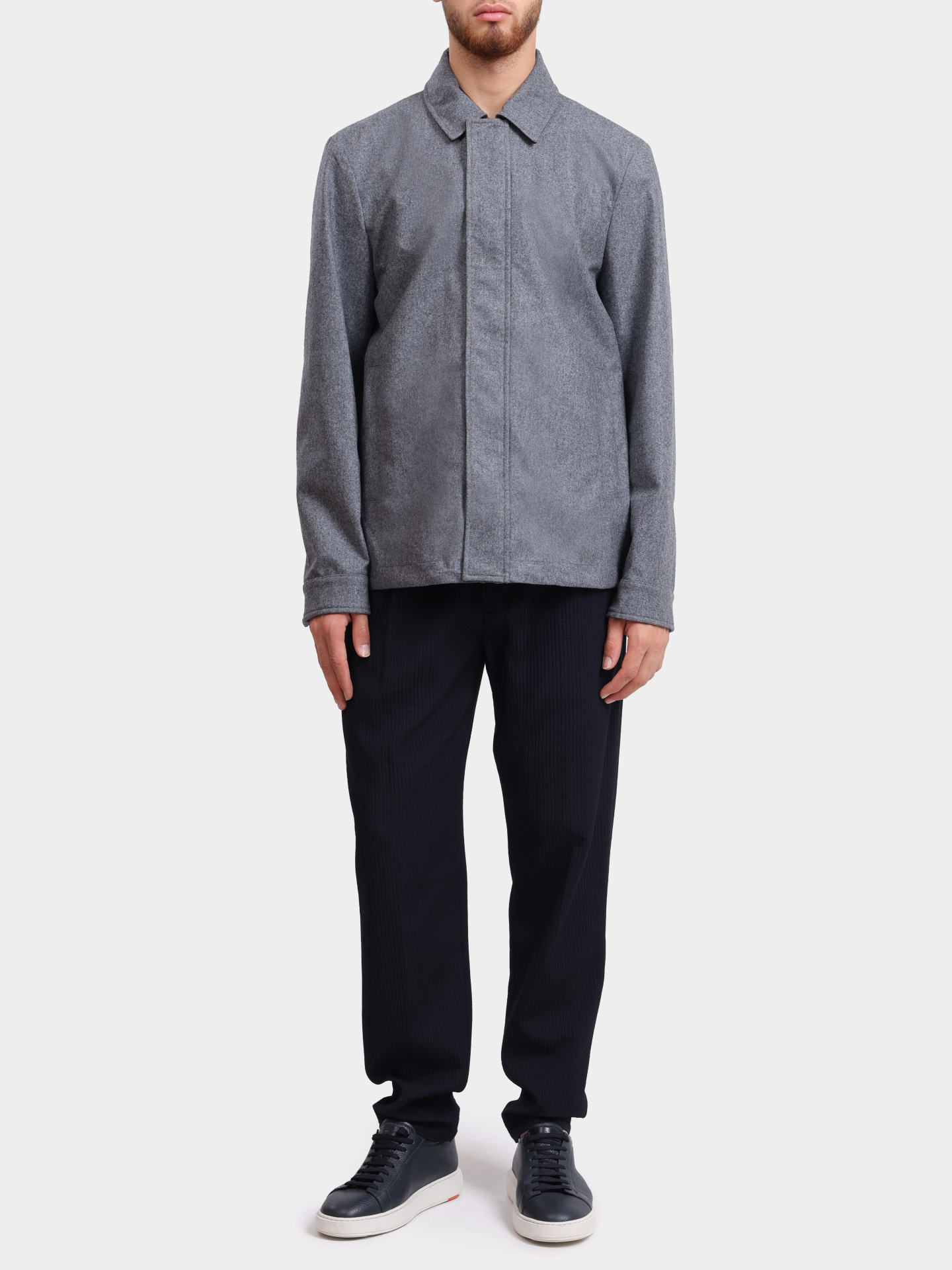 Куртка-рубашка Peserico R52250 2725 972 светло-серая мужская — купить в интернет-магазине Verdistore