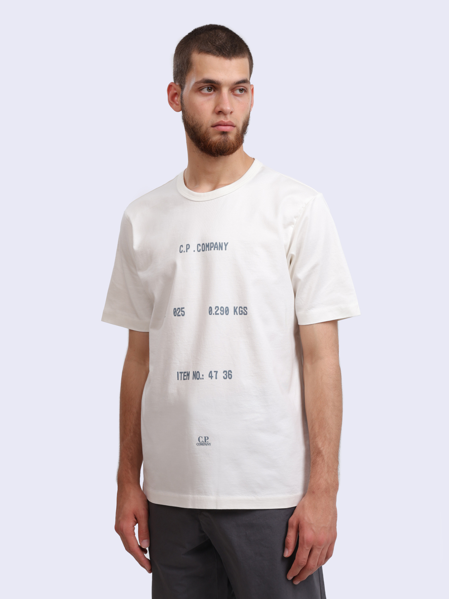 Футболка C.P. Company 18CMTS107A 110301W 103 белая мужская — купить в интернет-магазине Verdistore
