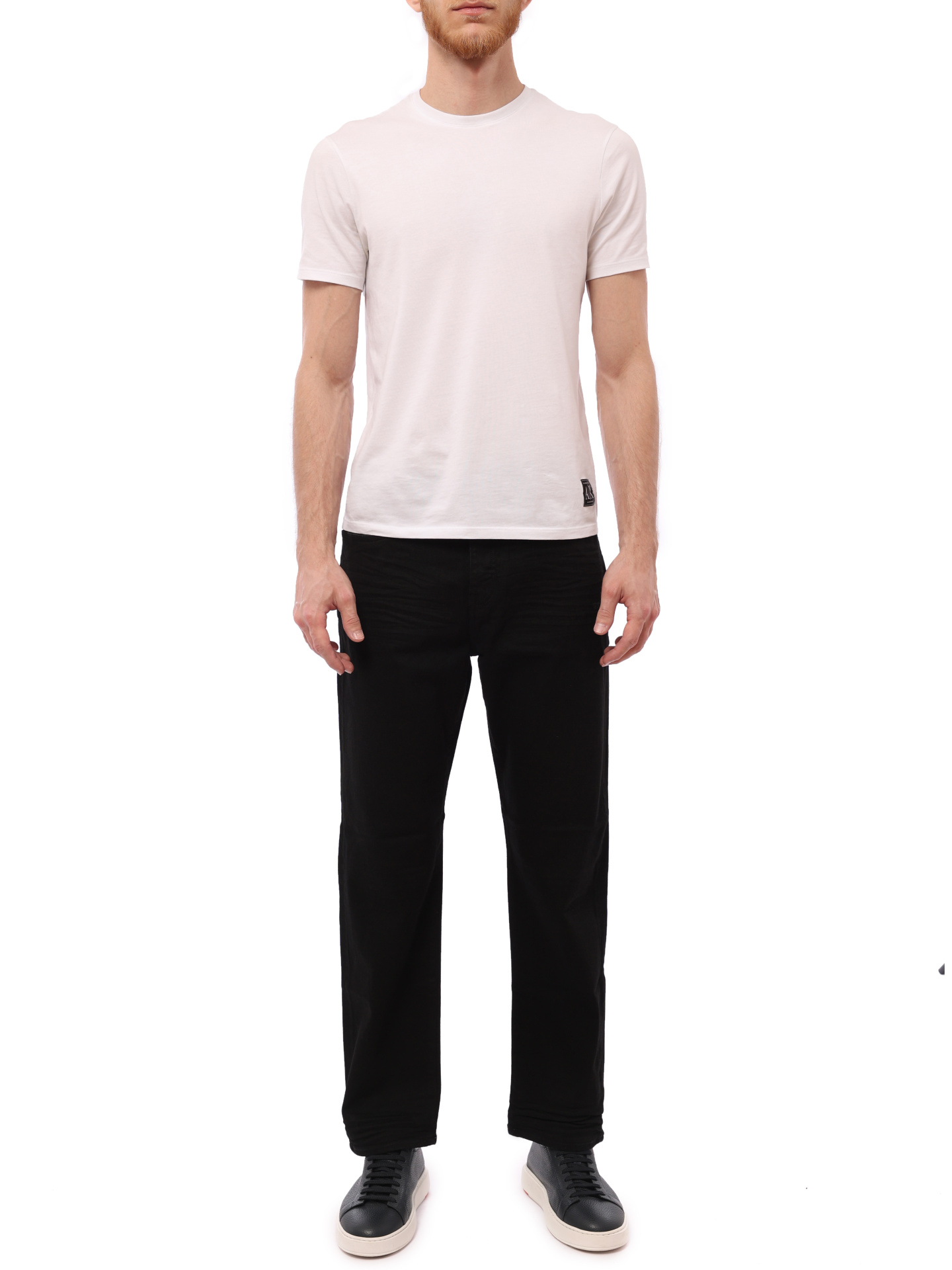Джинсы Armani Exchange 6GZJ40 Z1RPZ черные мужские прямого кроя — купить в интернет-магазине Verdistore