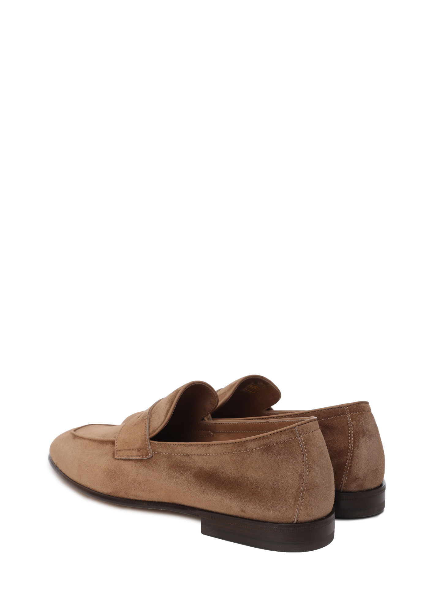 Лоферы Brunello Cucinelli MZUCAB2248 C8865 песочные мужские из замши — купить в интернет-магазине Verdistore