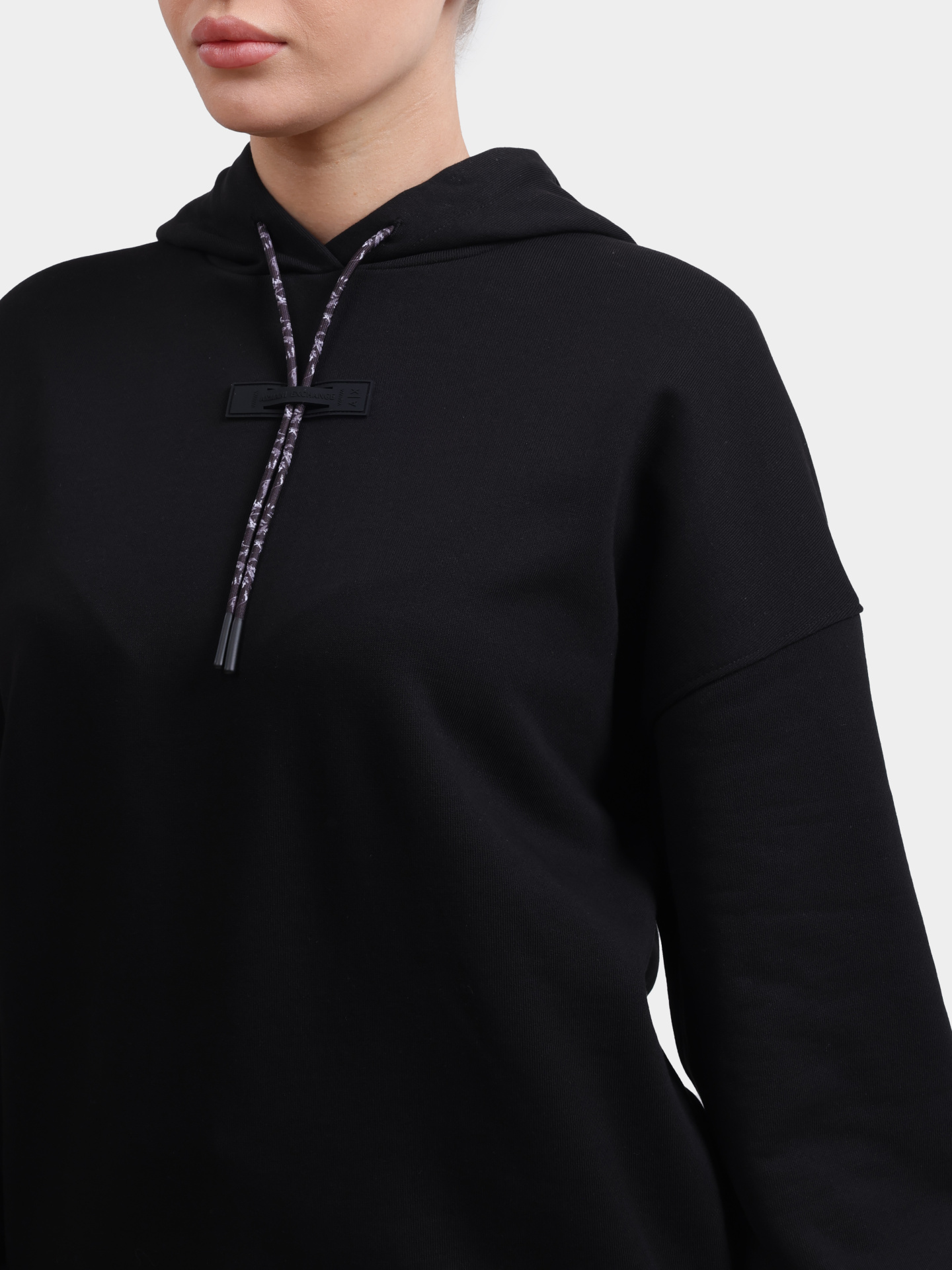 Худи Armani Exchange XW000748 AF16114 UC001 хлопковое женское — купить в интернет-магазине Verdistore