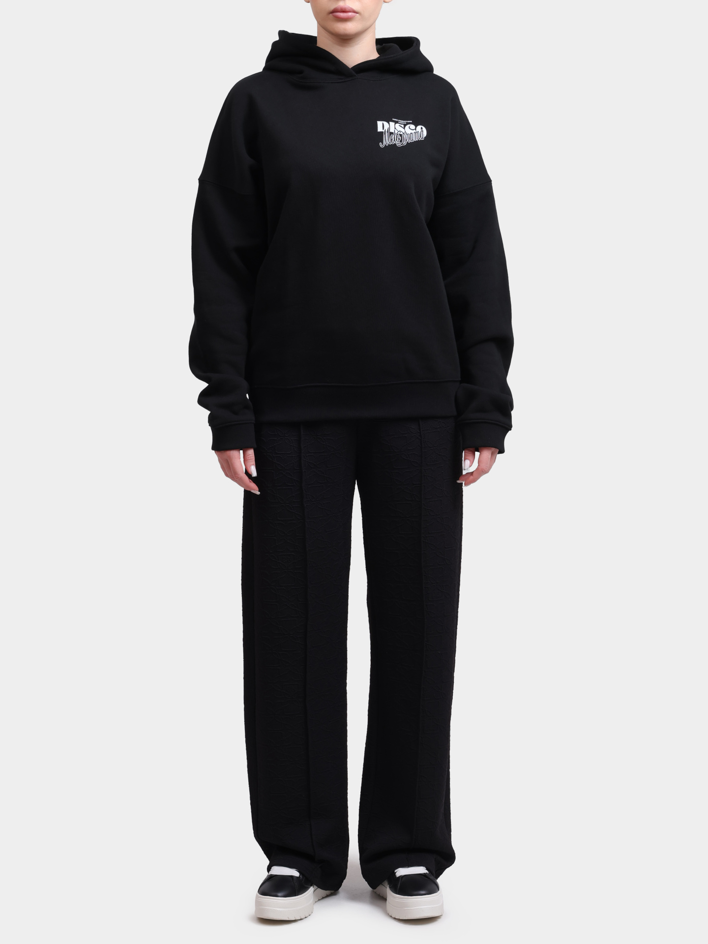 Худи Dalessandra 10276710 01 50554966 001 черное женское — купить в интернет-магазине Verdistore