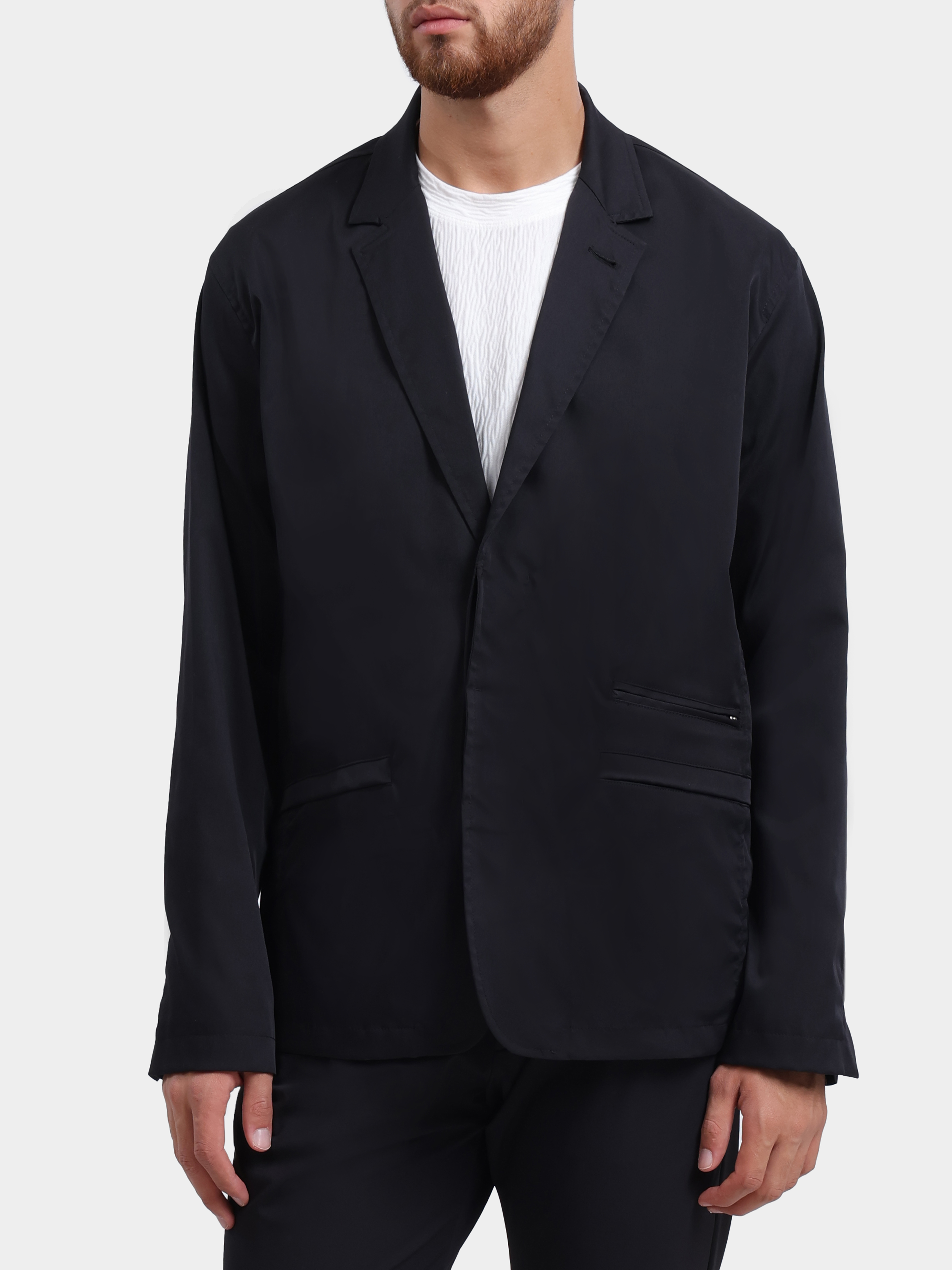 Куртка-пиджак Herno GA00026UL 12830 9300 черная мужская — купить в интернет-магазине Verdistore