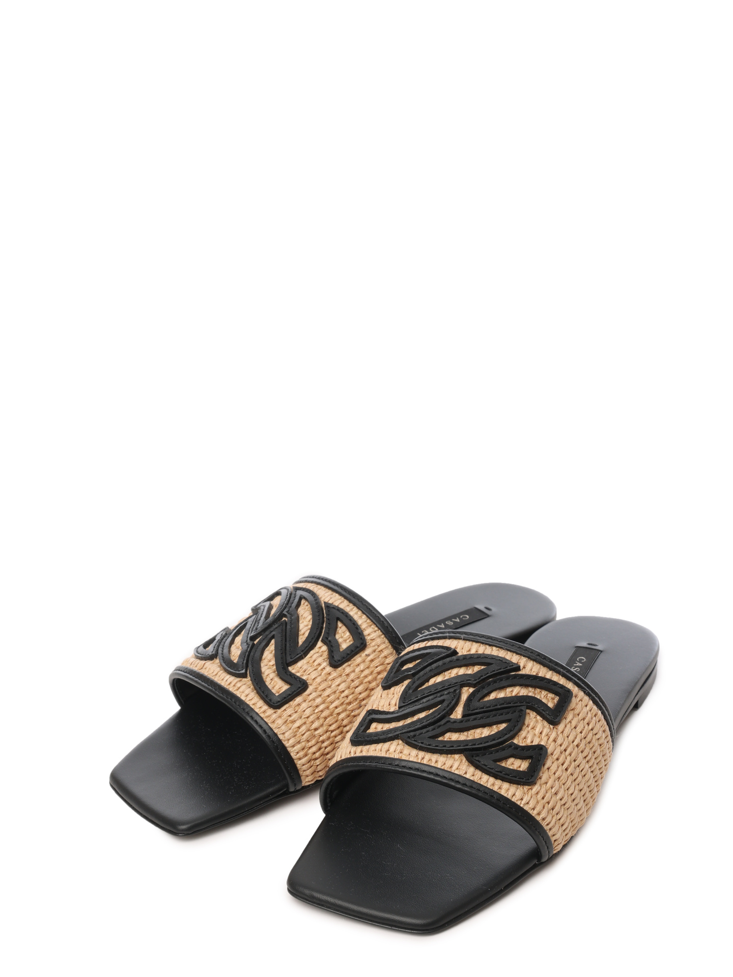 Шлепанцы Casadei 1M359X0001PORTFA462 комбинированные женские — купить в интернет-магазине Verdistore