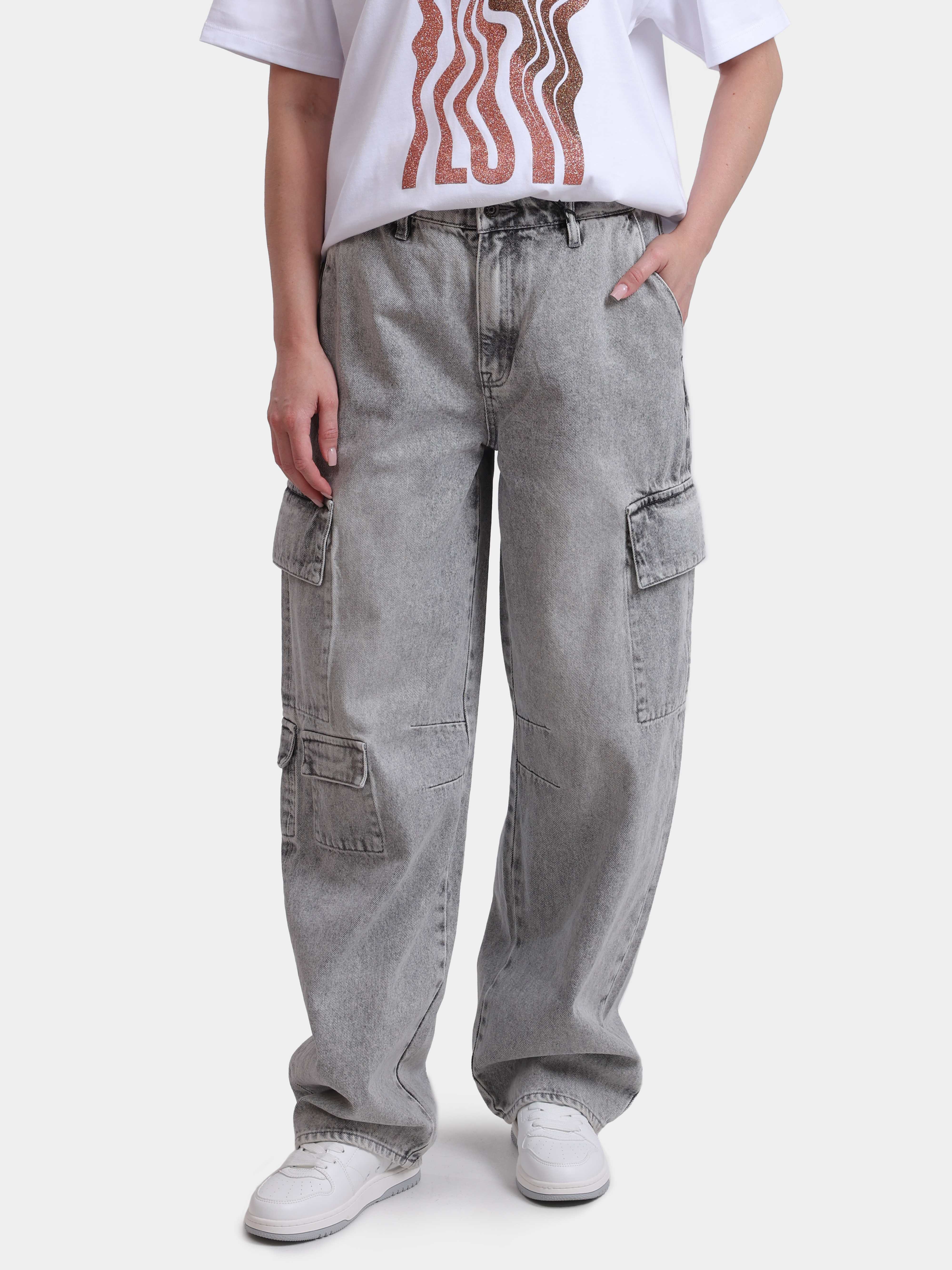 Джинсы Armani Exchange XW001396 AF16176 M6099 серые женские — купить в интернет-магазине Verdistore