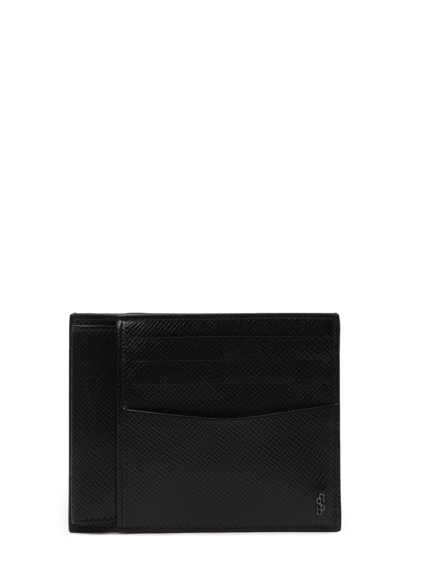 Картхолдер кожаный с внешними карманами черный — купить в интернет-магазине Verdistore