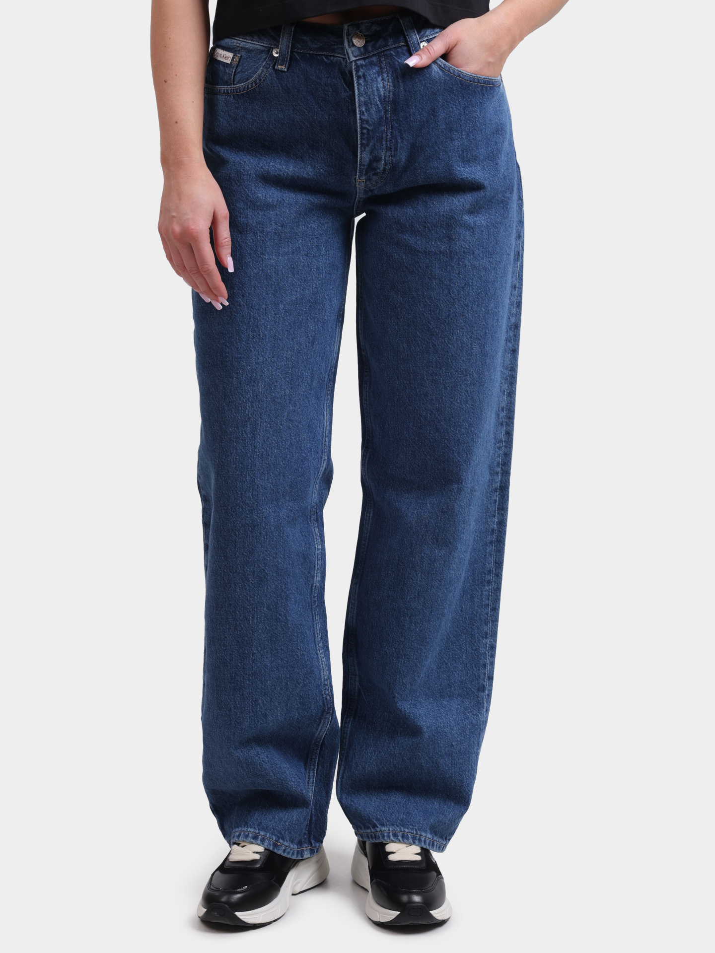 Джинсы Calvin Klein Jeans J20J225134 1A4 синие женские — купить в интернет-магазине Verdistore