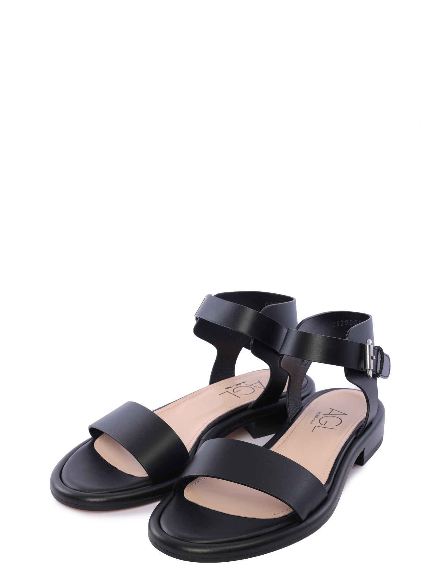 Сандалии AGL D629009PDWALDI 0000 черные женские — купить в интернет-магазине Verdistore