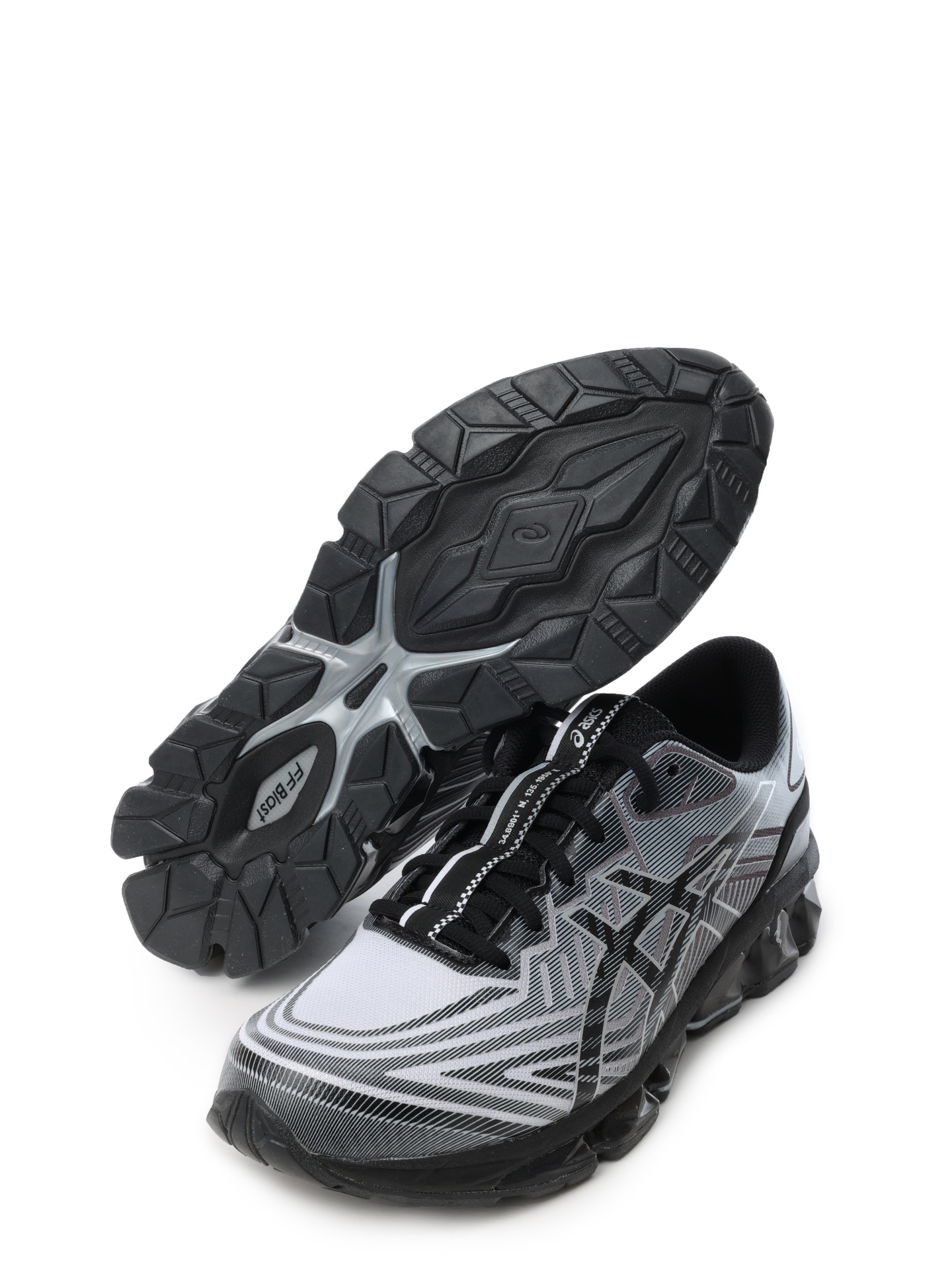 Кроссовки Asics 1201A915 002 черные мужские с белым градиентом — купить в интернет-магазине Verdistore