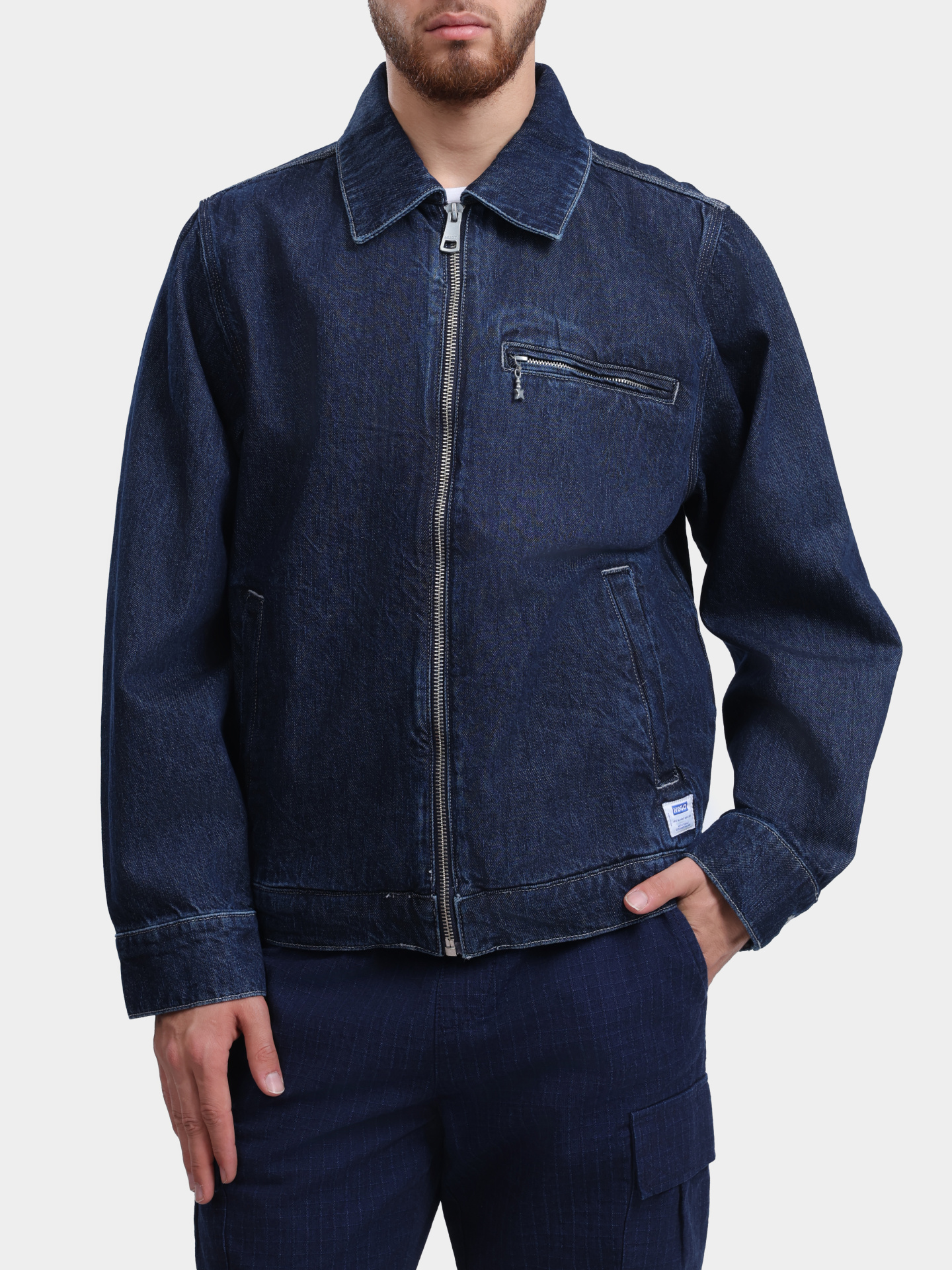Куртка Hugo 50551917 403 джинсовая мужская — купить в интернет-магазине Verdistore