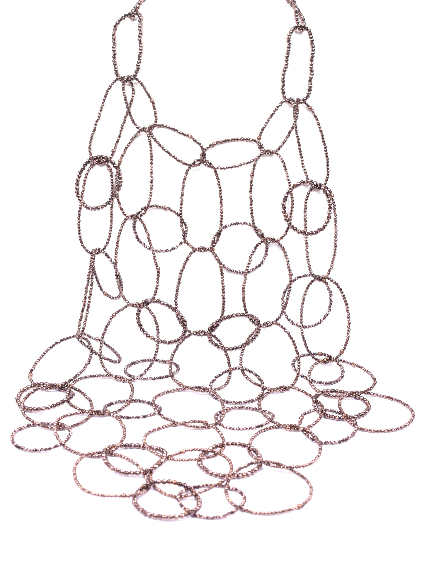 Колье Brunello Cucinelli MCOW9LB40 CEMB коричневое женское — купить в интернет-магазине Verdistore