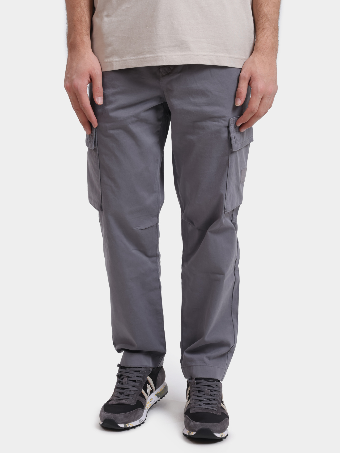 Брюки Sisla-9-Cargo 10268092 01 50544866 062 серые мужские — купить в интернет-магазине Verdistore