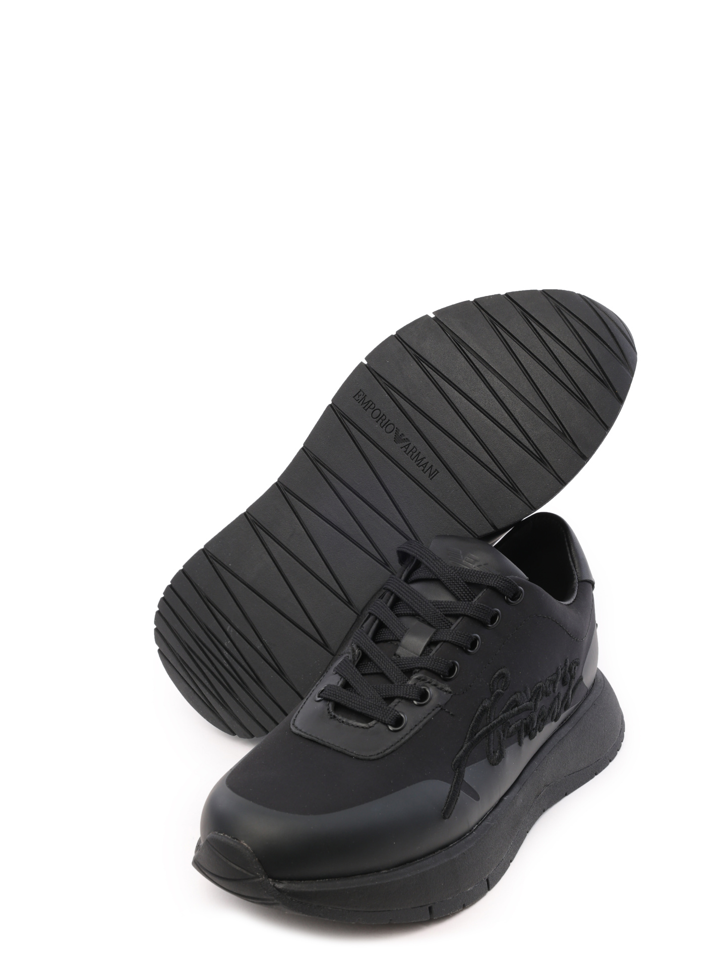 Кроссовки Emporio Armani X3X202 XN387 00002 текстильные женские — купить в интернет-магазине Verdistore