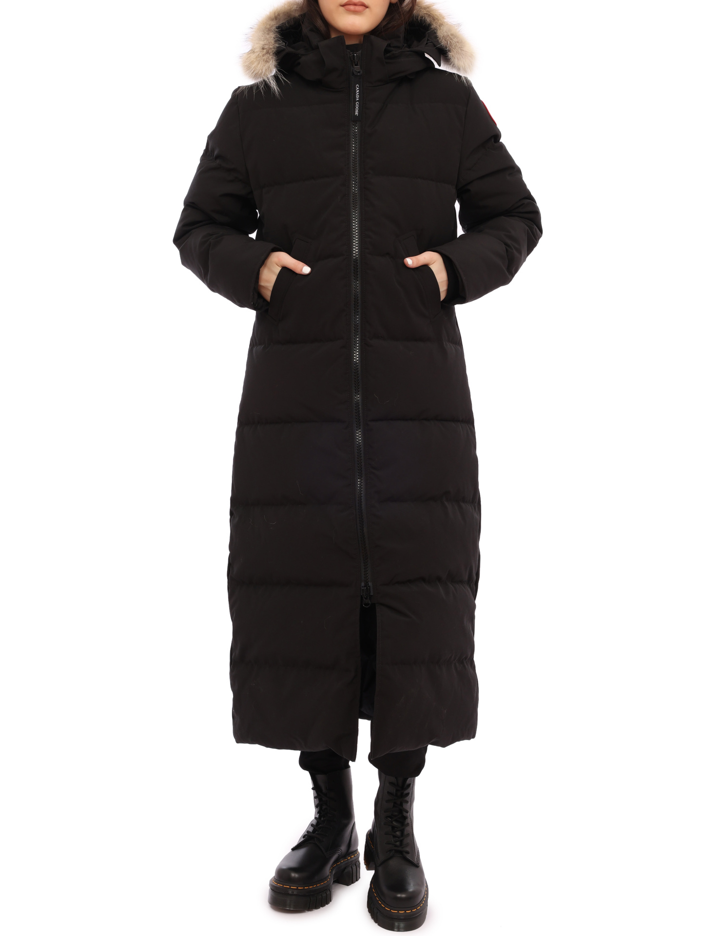 Пуховик Canada Goose 3035L черный женский — купить в интернет-магазине Verdistore