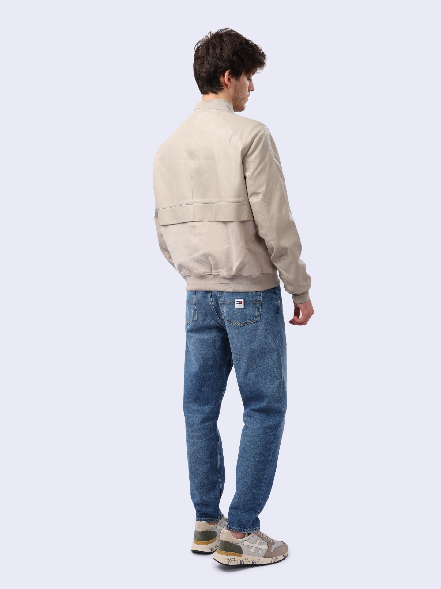Куртка Calvin Klein K10K112813 кожаная мужская — купить в интернет-магазине Verdistore