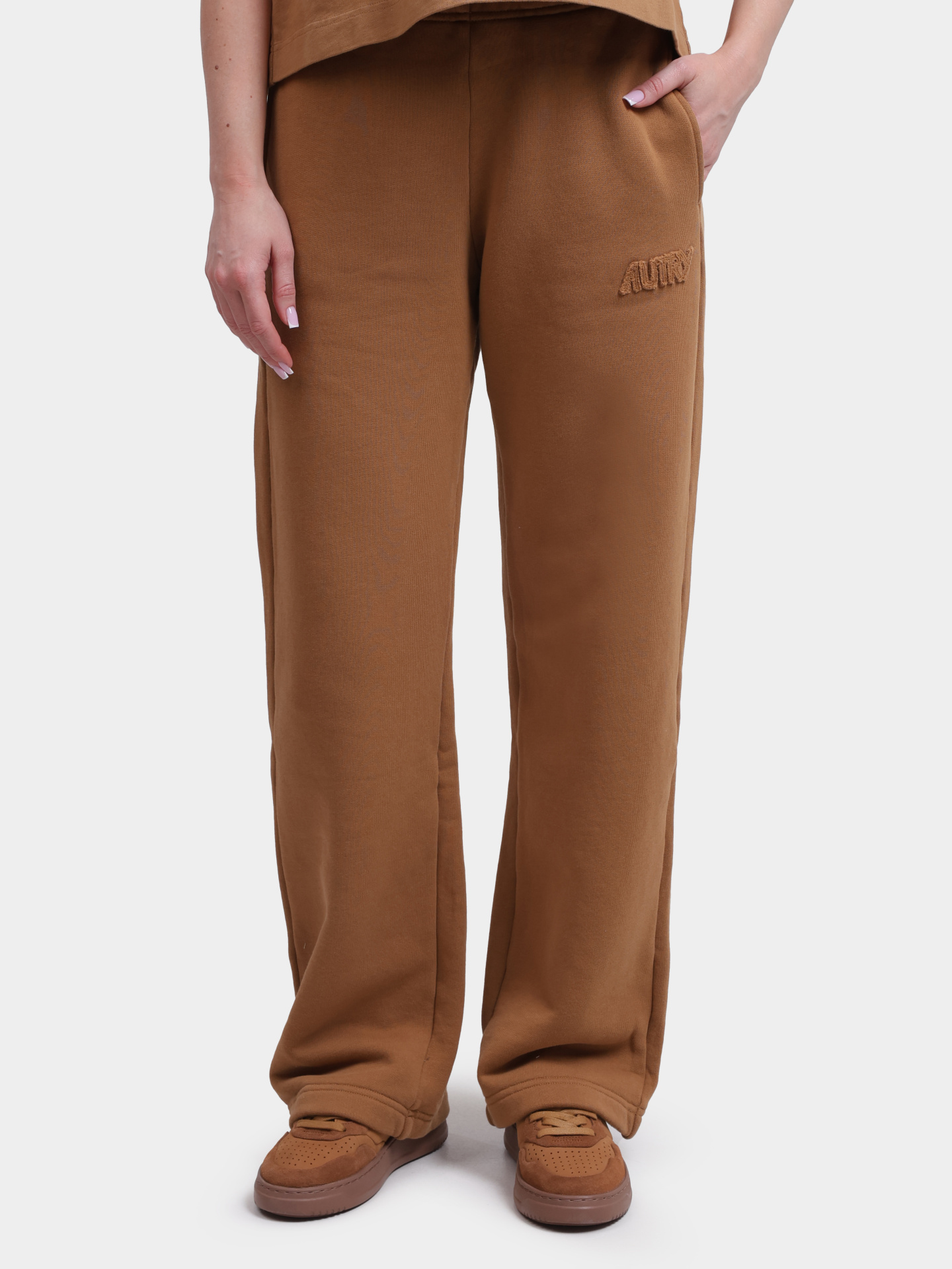 Брюки Autry SPPW - M7HN женские из хлопкового футера — купить в интернет-магазине Verdistore
