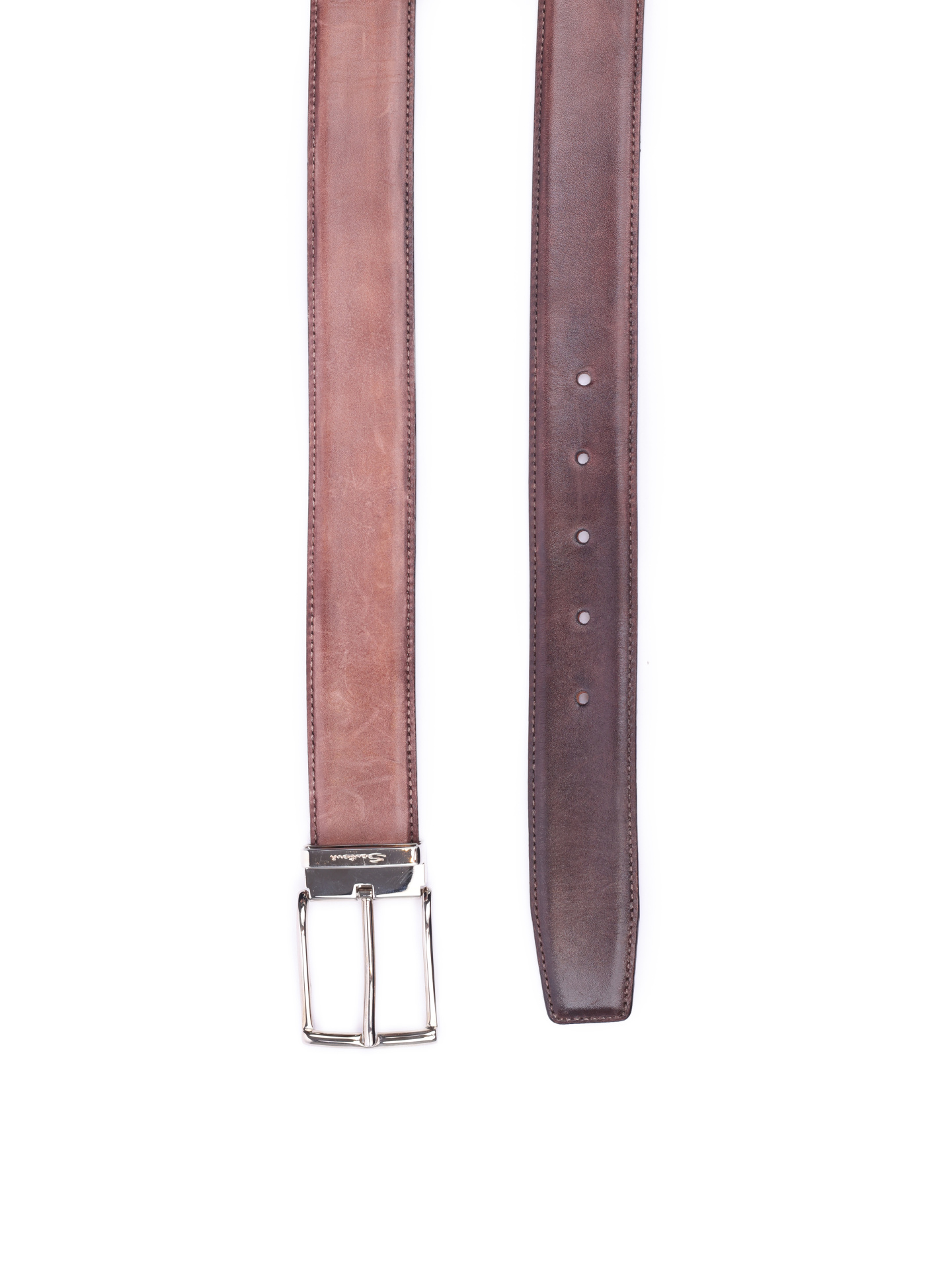 Ремень Santoni CM35V0003AA1HSAQT50 коричневый мужской — купить в интернет-магазине Verdistore