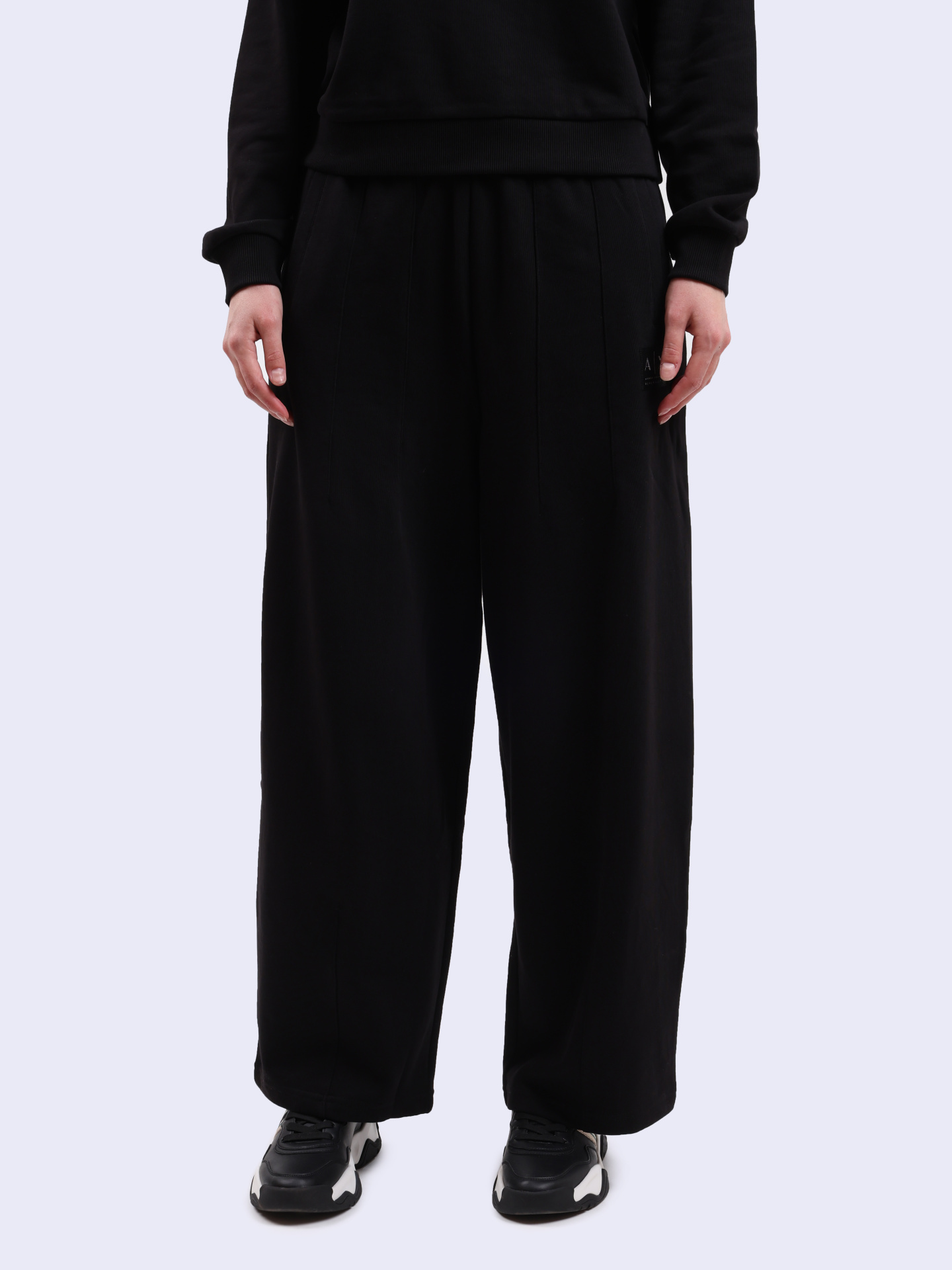 Брюки спортивные Armani Exchange XW000075 AF10172 UC001 черные женские  — купить в интернет-магазине Verdistore