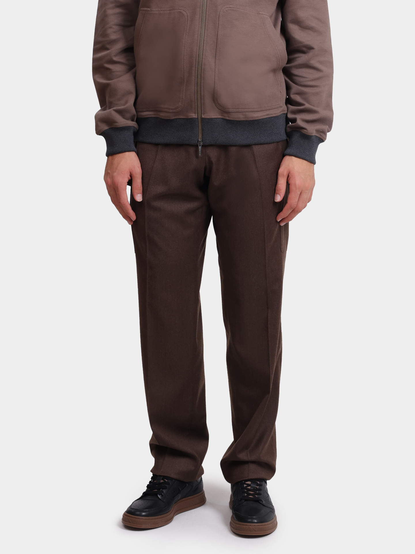 Брюки-карго Lardini IVSF63409 коричневые мужские — купить в интернет-магазине Verdistore